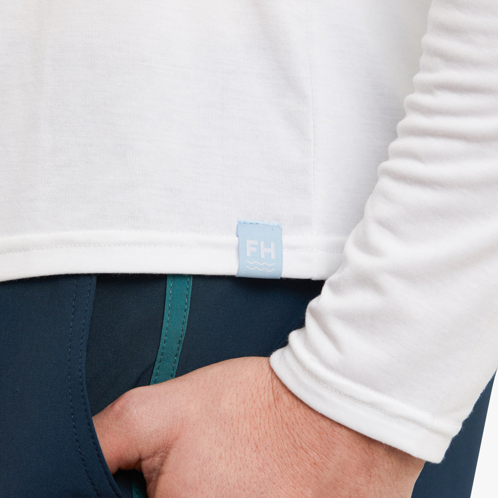 The SeaBreeze Henley | White
