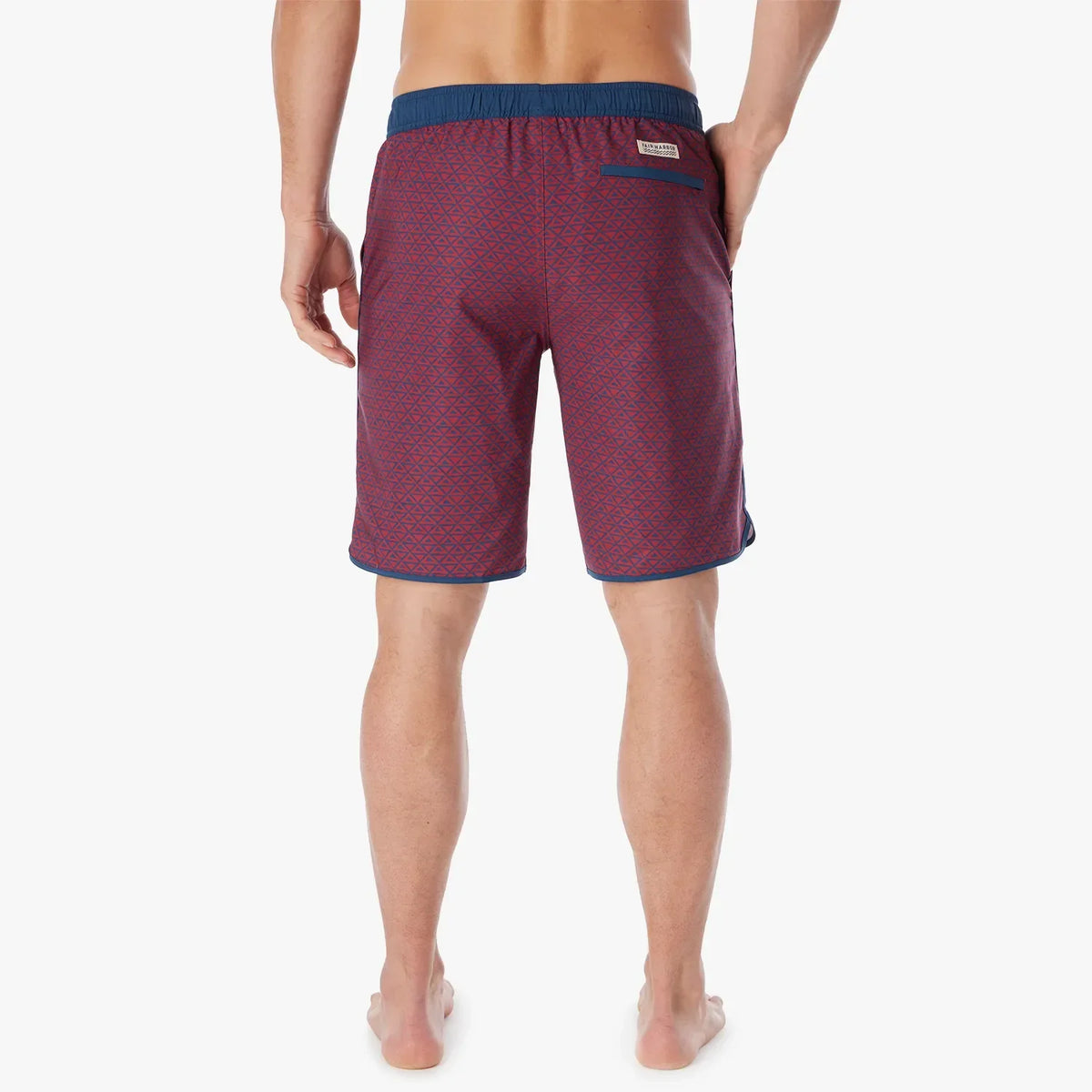 The Anchor | Nautical Red Wavy Geo