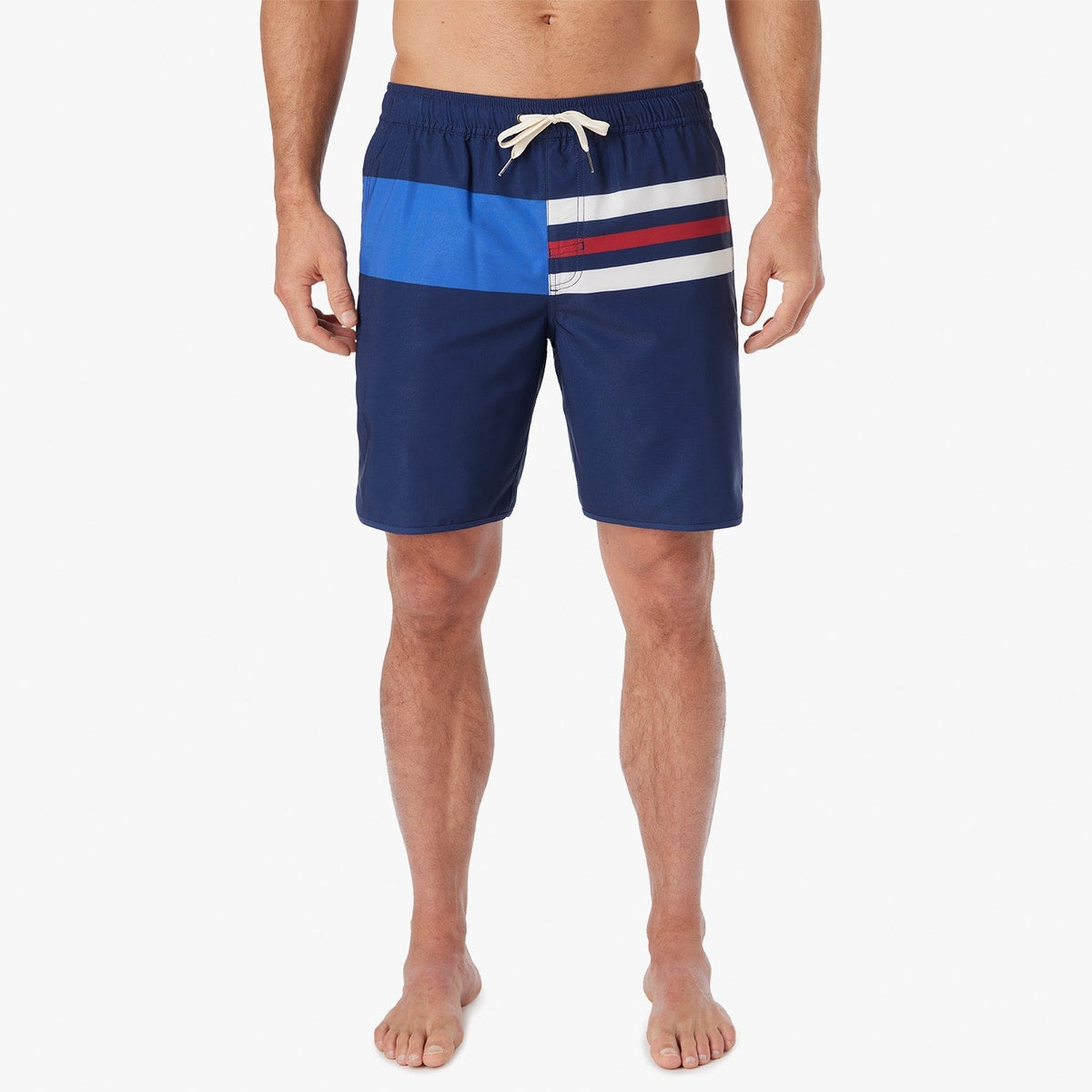 The Anchor | Navy Nautical Stripe