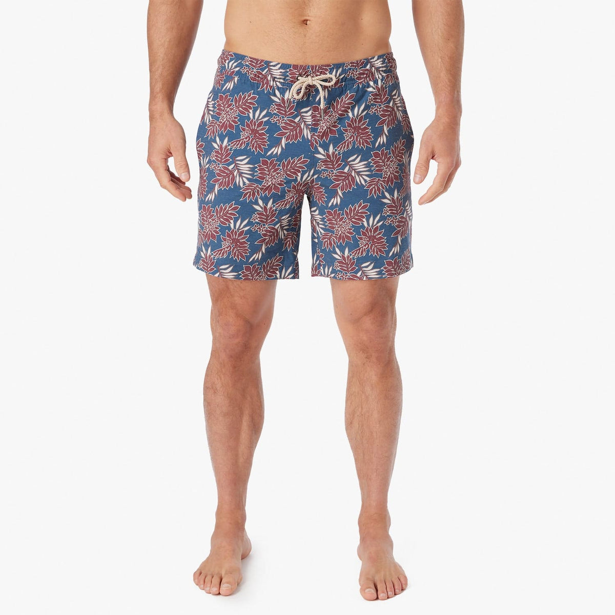 The Bayberry Trunk | Navy Crimson Leaves