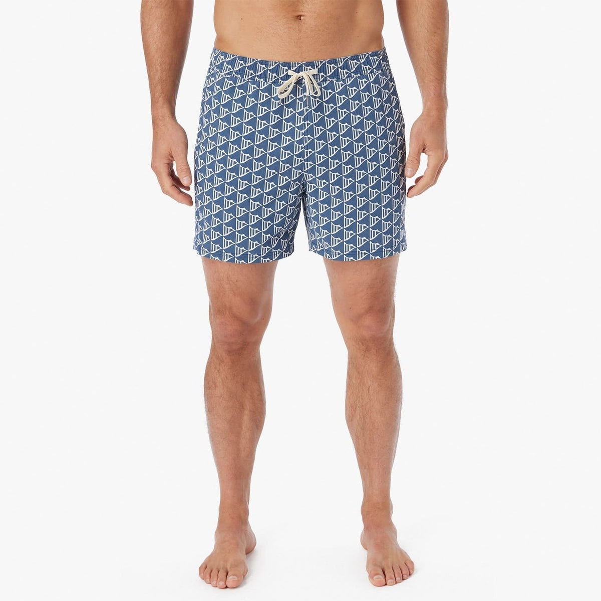 The Bungalow Trunk | Navy Windy Flags