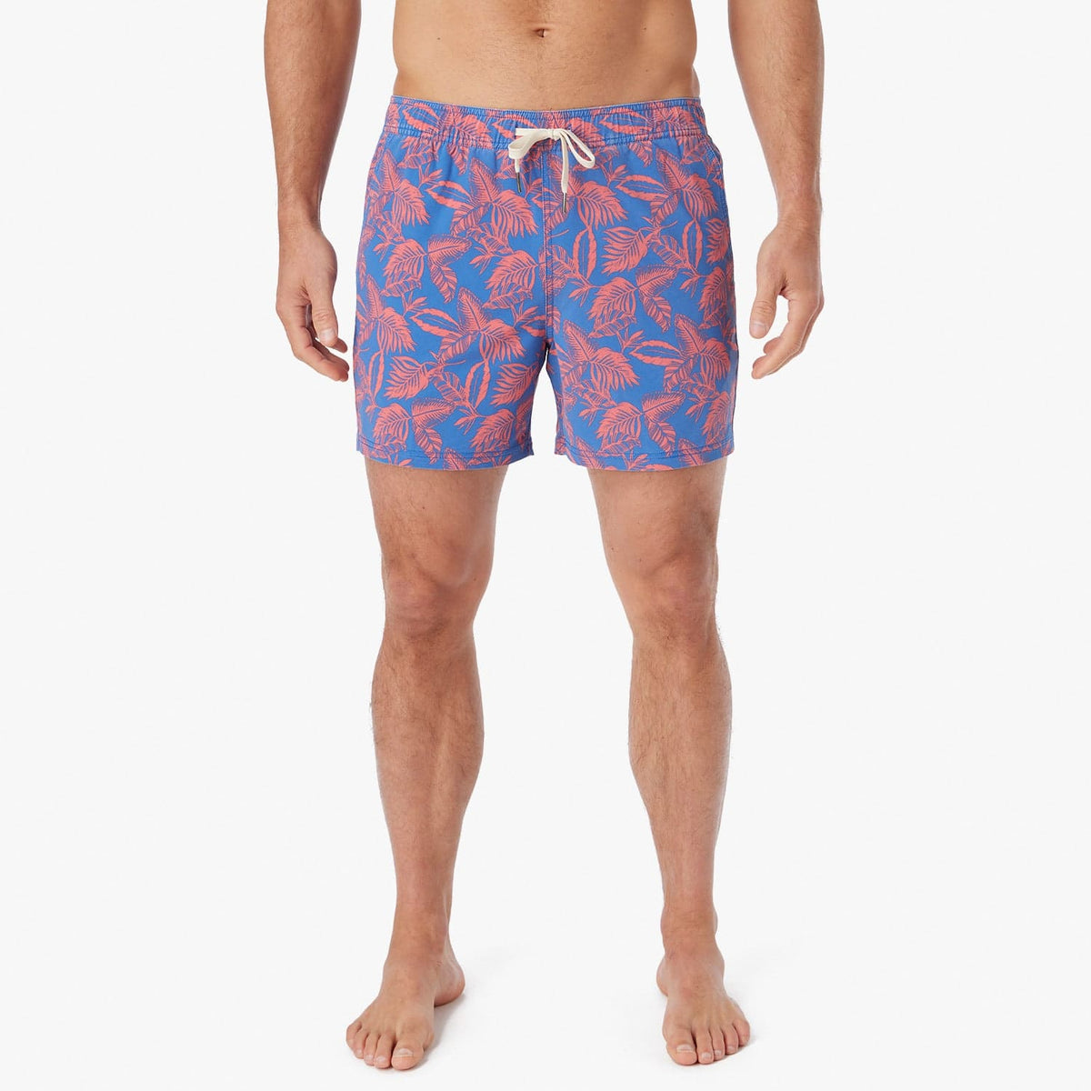 The Bungalow Trunk | Cobalt Neon Leaves