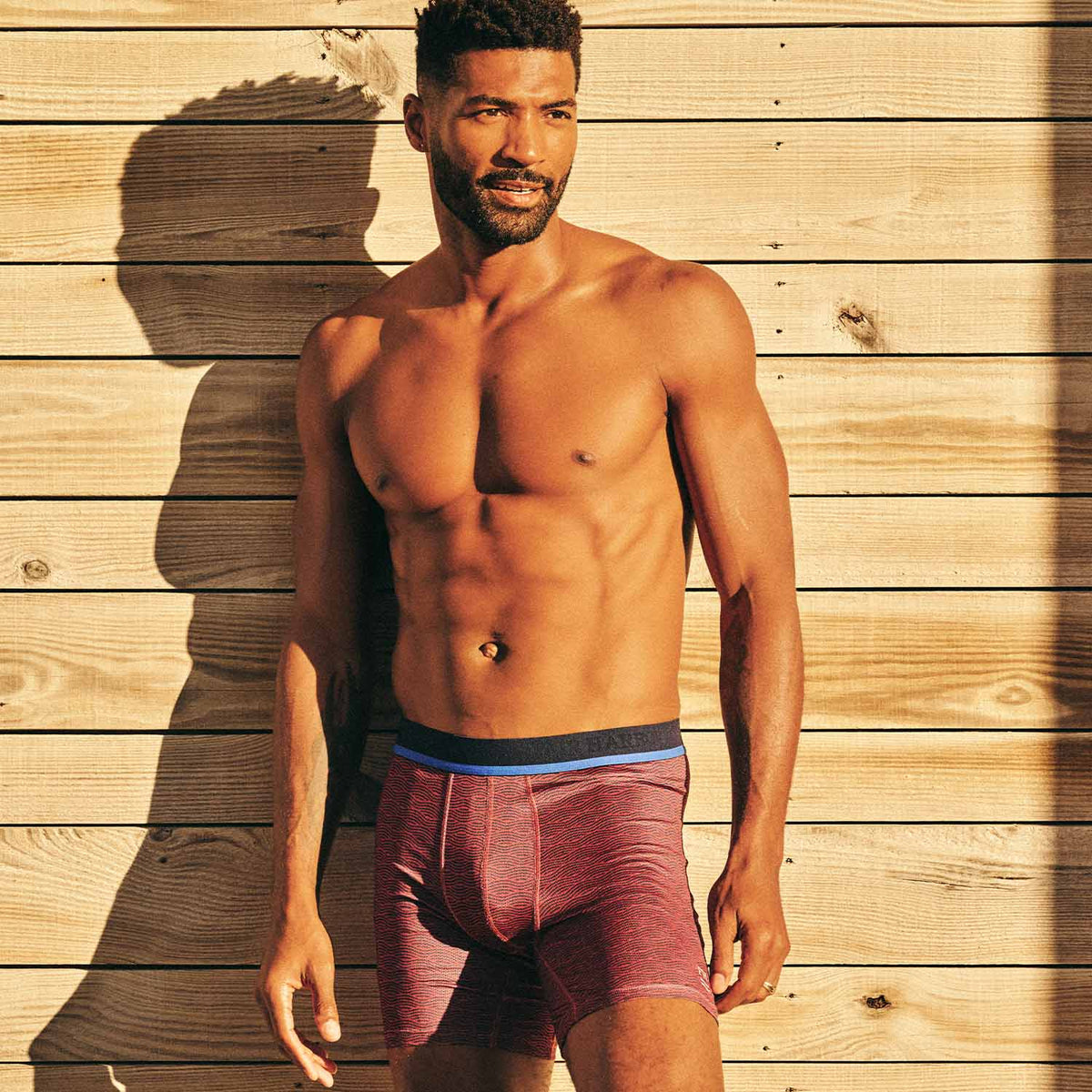 The BreezeKnit Boxer Brief | Red Waves