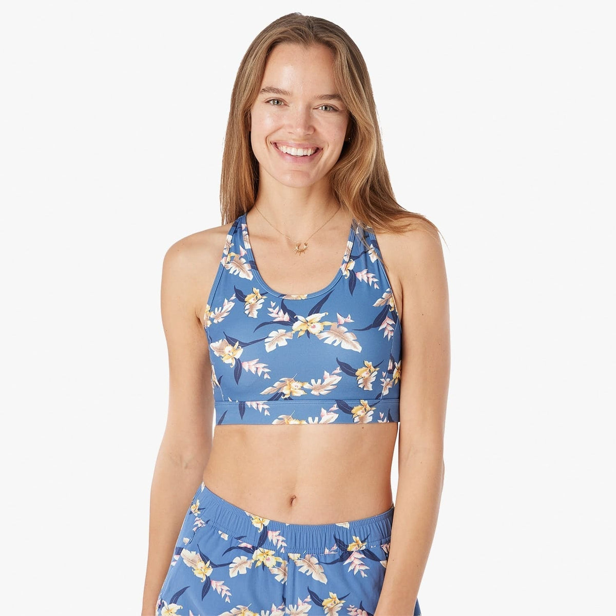 The Corliss Sports Bra | Tropical Twilight