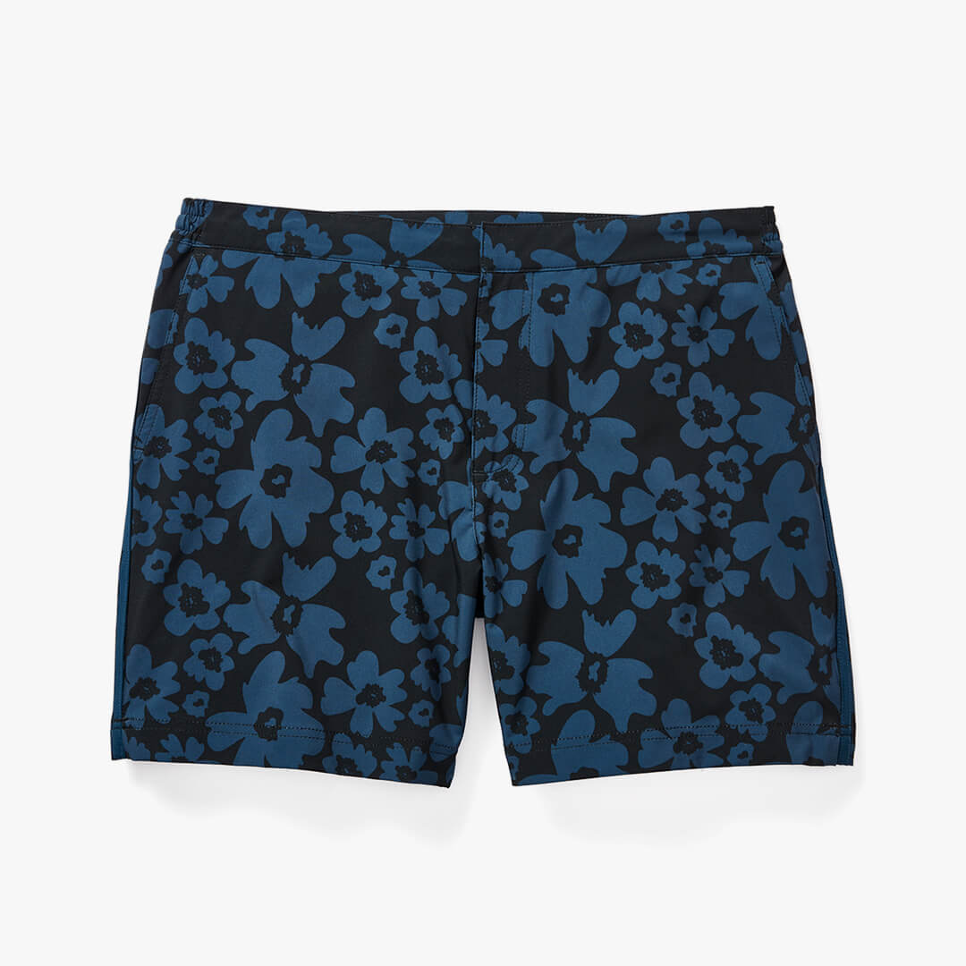The Sextant Trunk | Navy Floral