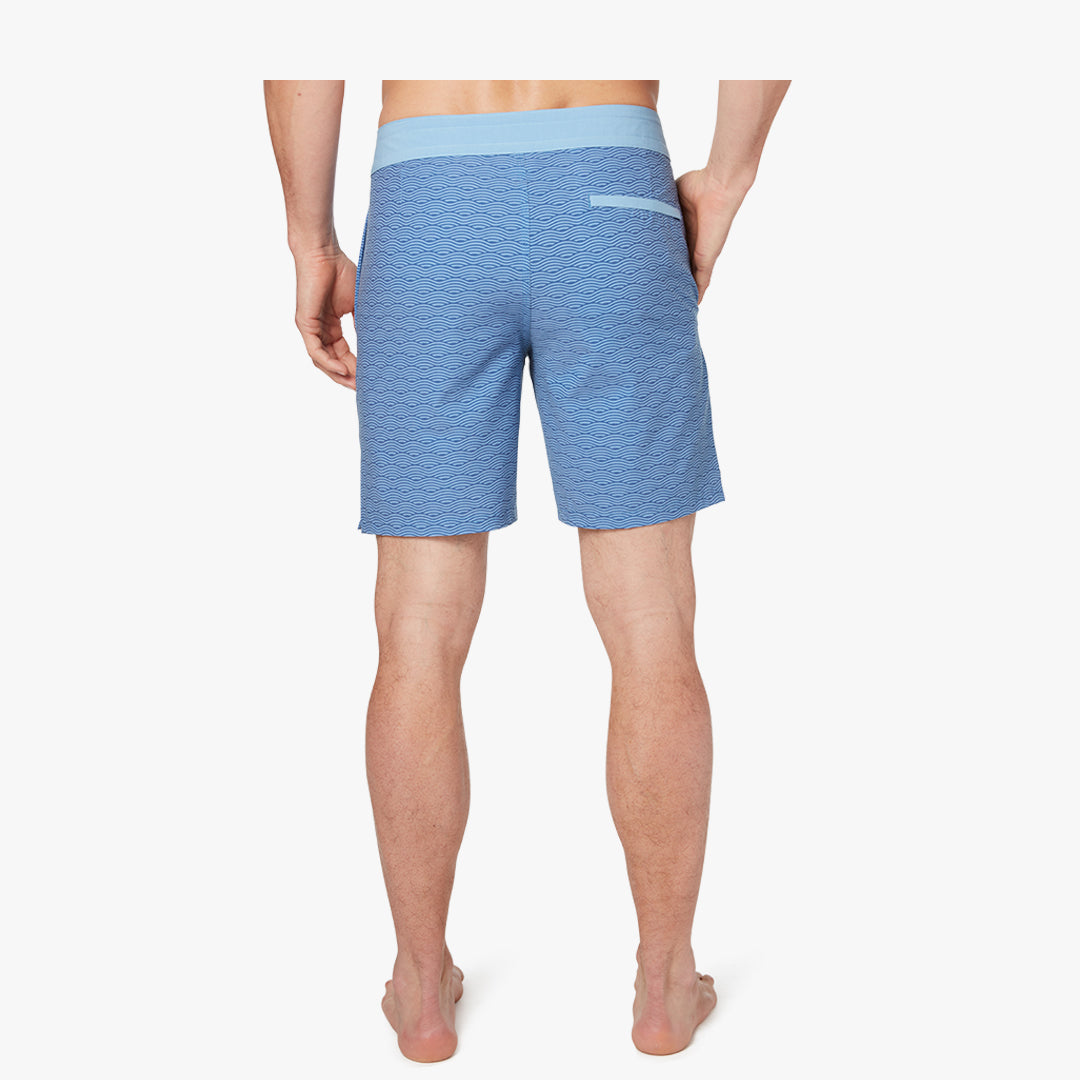 The Nautilus Boardshort | Blue Waves