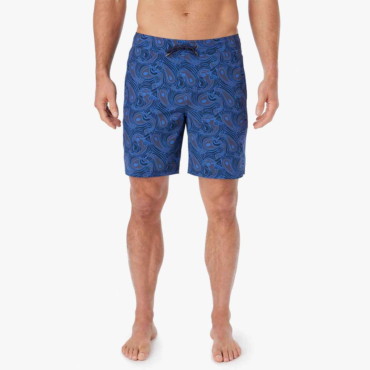 The Ozone | Navy Ocean Paisley
