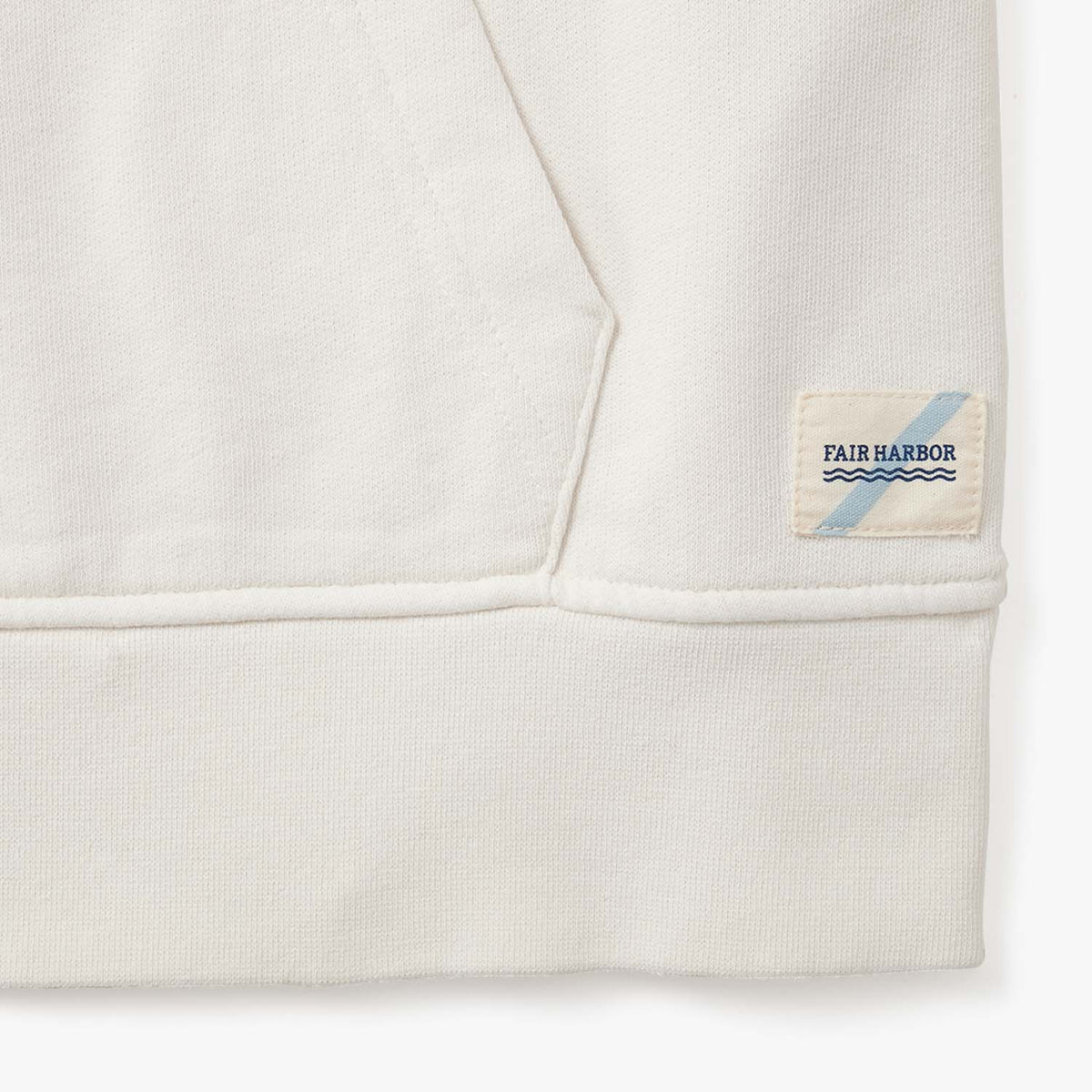 The Vintage-Wash Saltaire Hoodie | Ivory