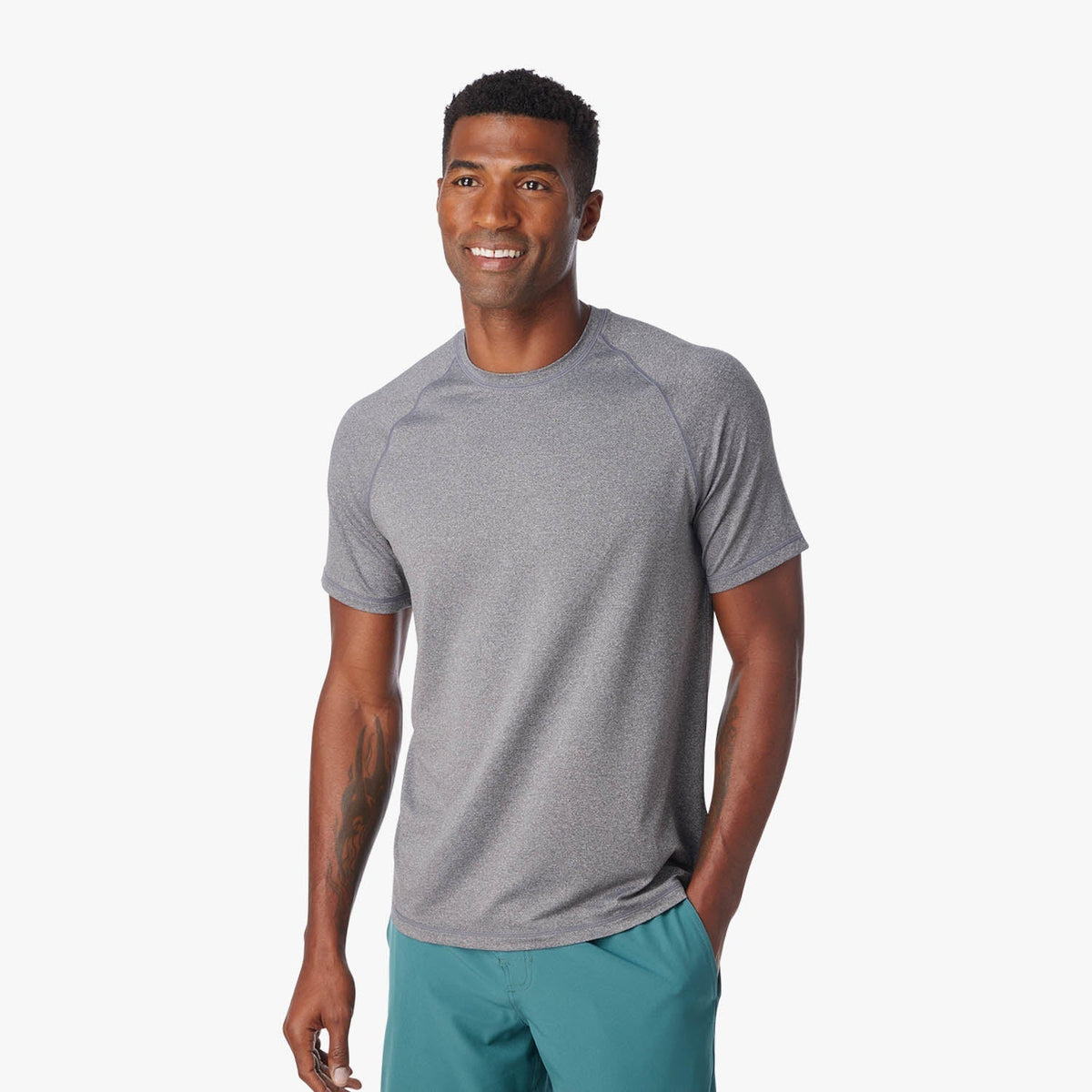 The BreezeKnit™ Tee | Charcoal