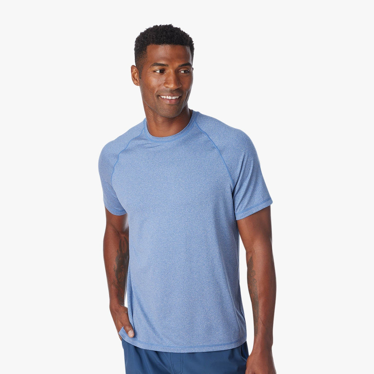 The BreezeKnit™ Tee | Light Blue