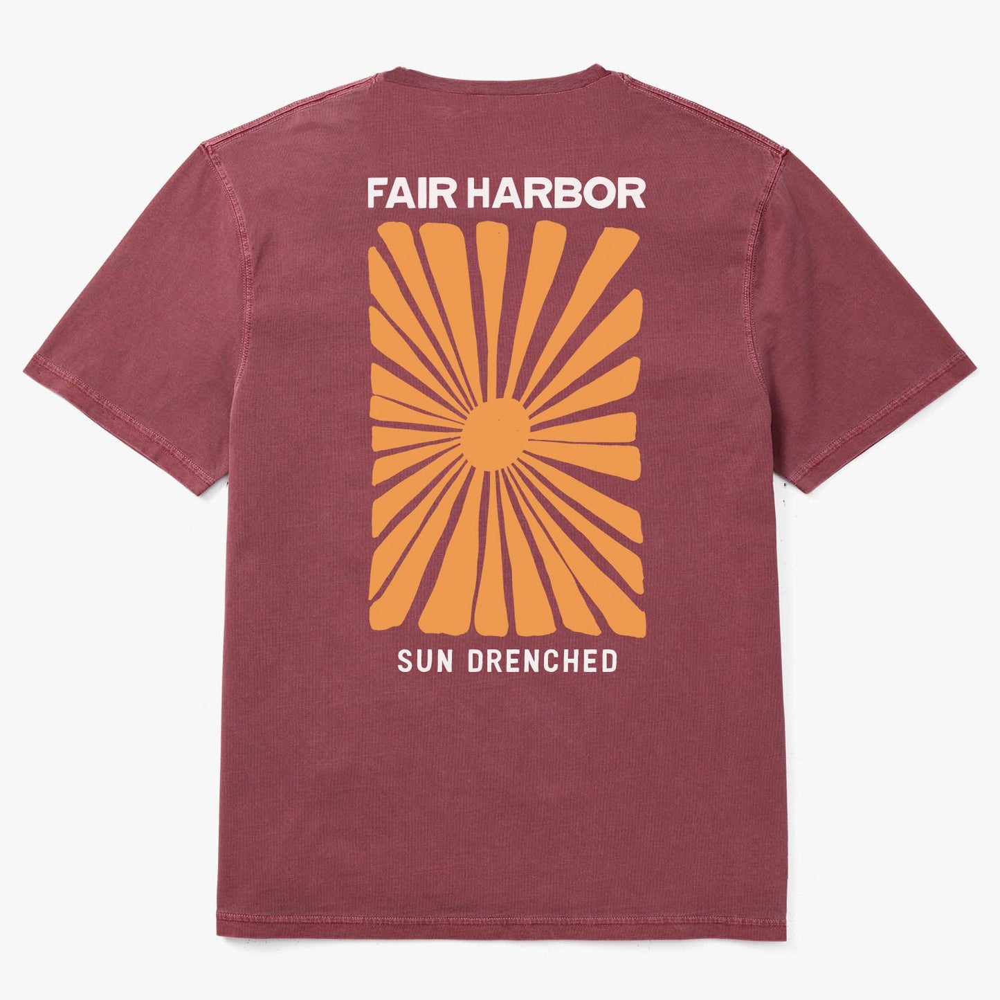 The Saltaire Graphic Tee | Red Sundrenched