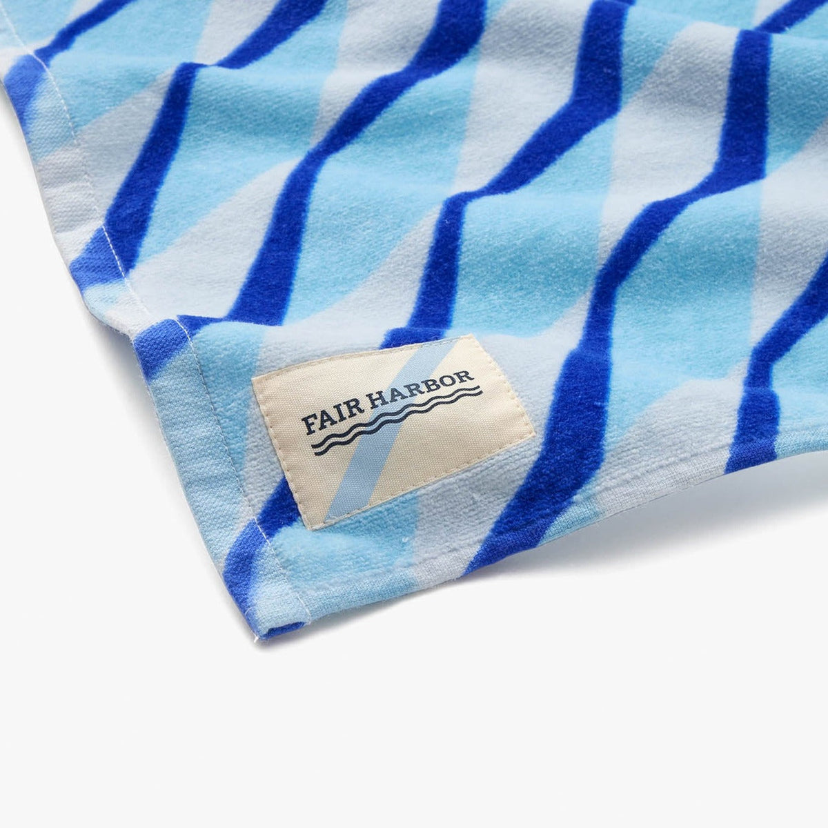 The FH Organic Beach Towel | Blue Seabay