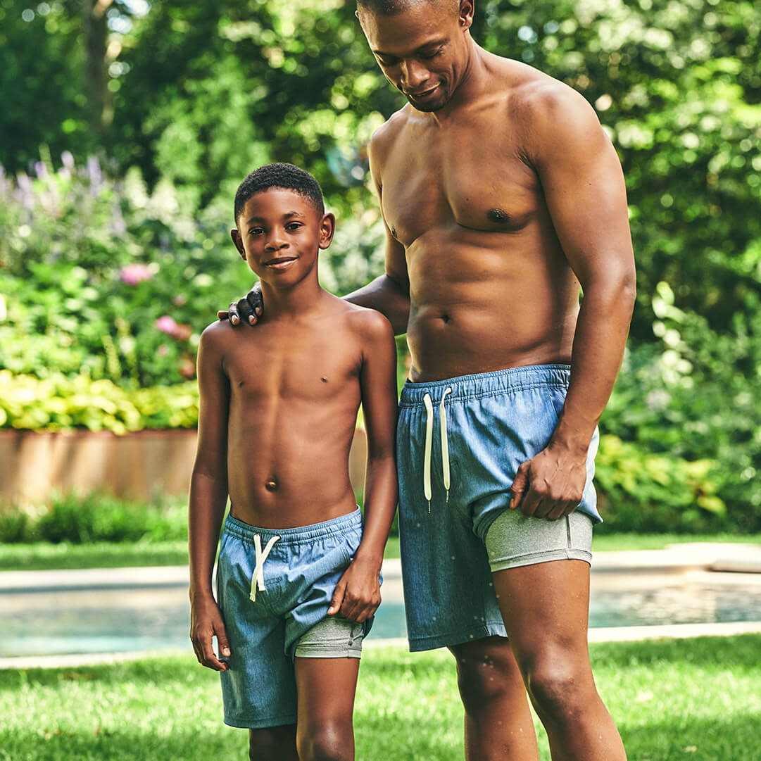 Kids One Short | Blue
