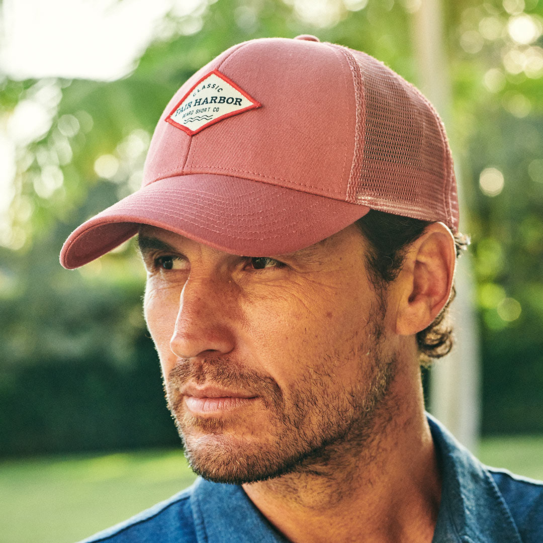 The Maritime Trucker Hat | Washed Red
