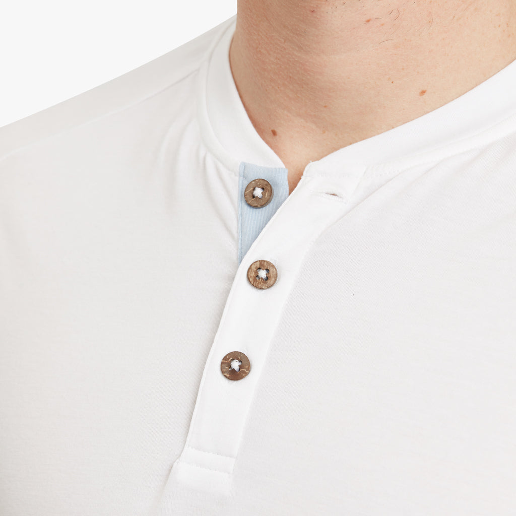  The SeaBreeze Henley | White