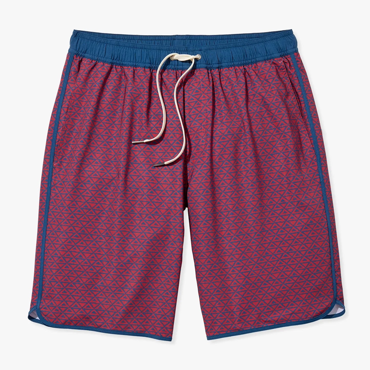  The Anchor | Nautical Red Wavy Geo