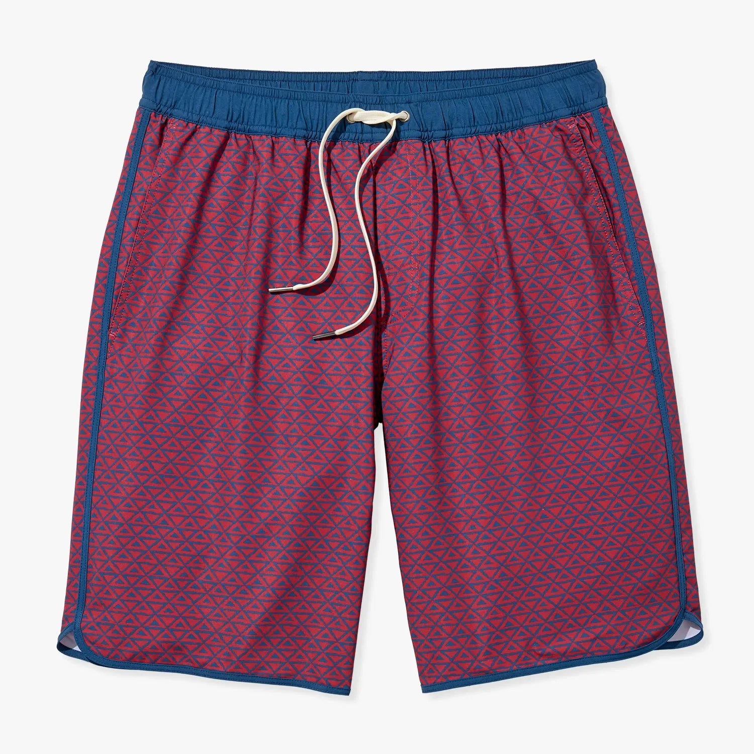  The Anchor | Nautical Red Wavy Geo