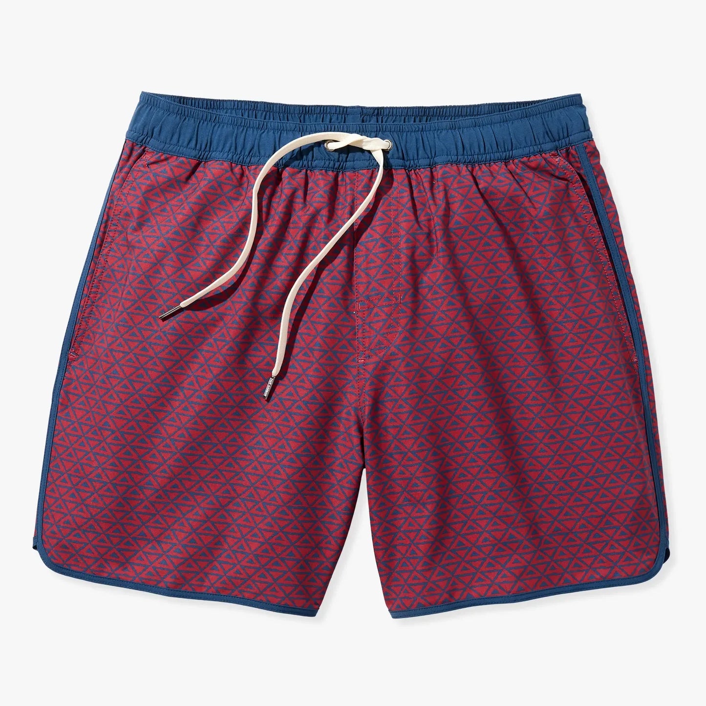  The Anchor | Nautical Red Wavy Geo