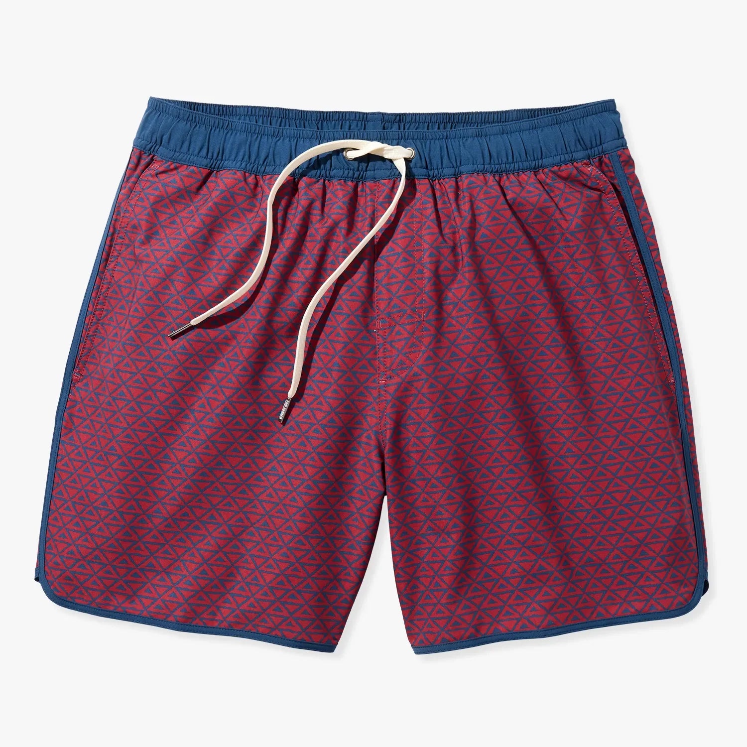  The Anchor | Nautical Red Wavy Geo