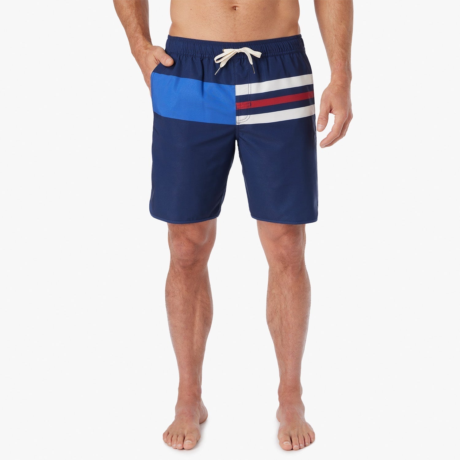  The Anchor | Navy Nautical Stripe