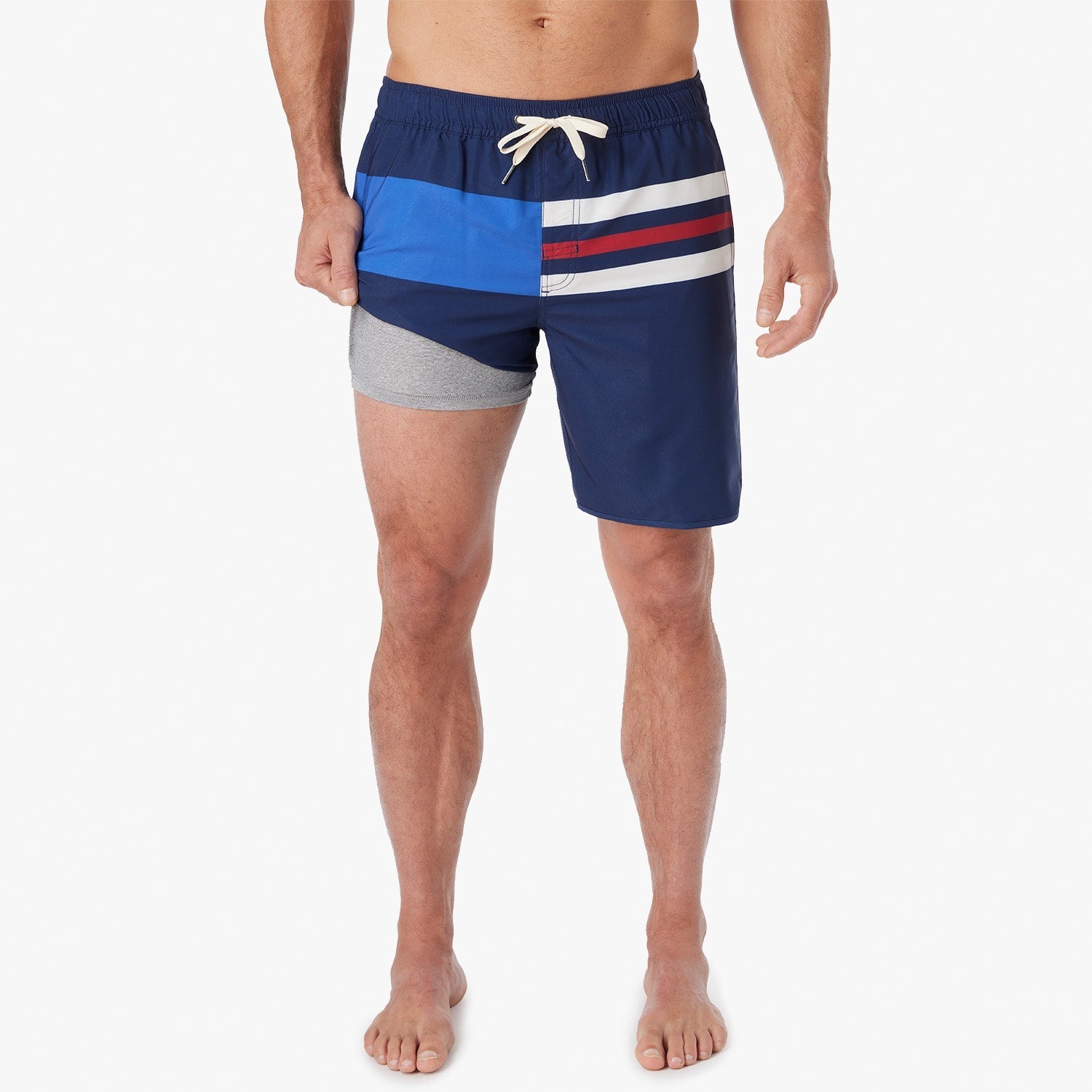 The Anchor | Navy Nautical Stripe