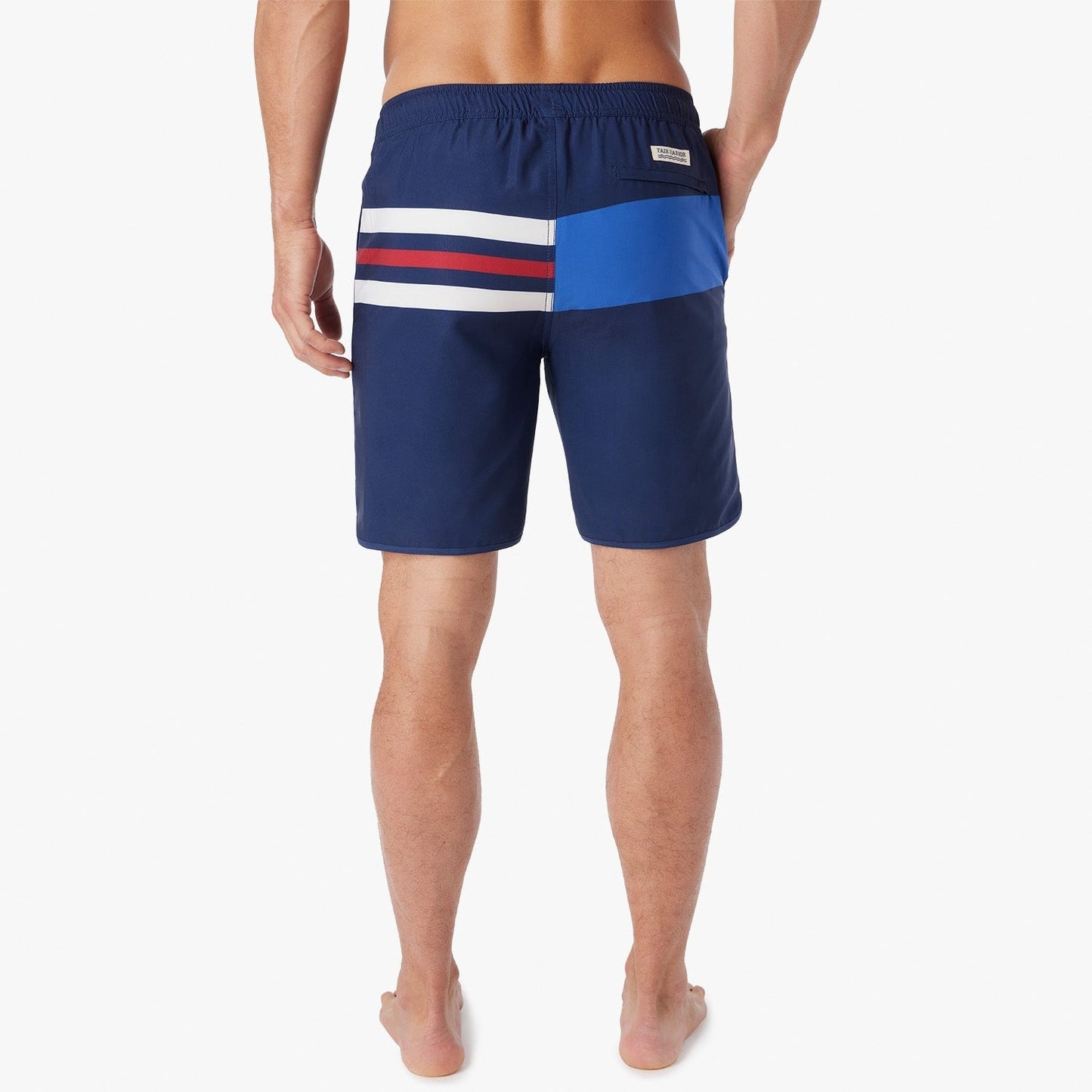  The Anchor | Navy Nautical Stripe