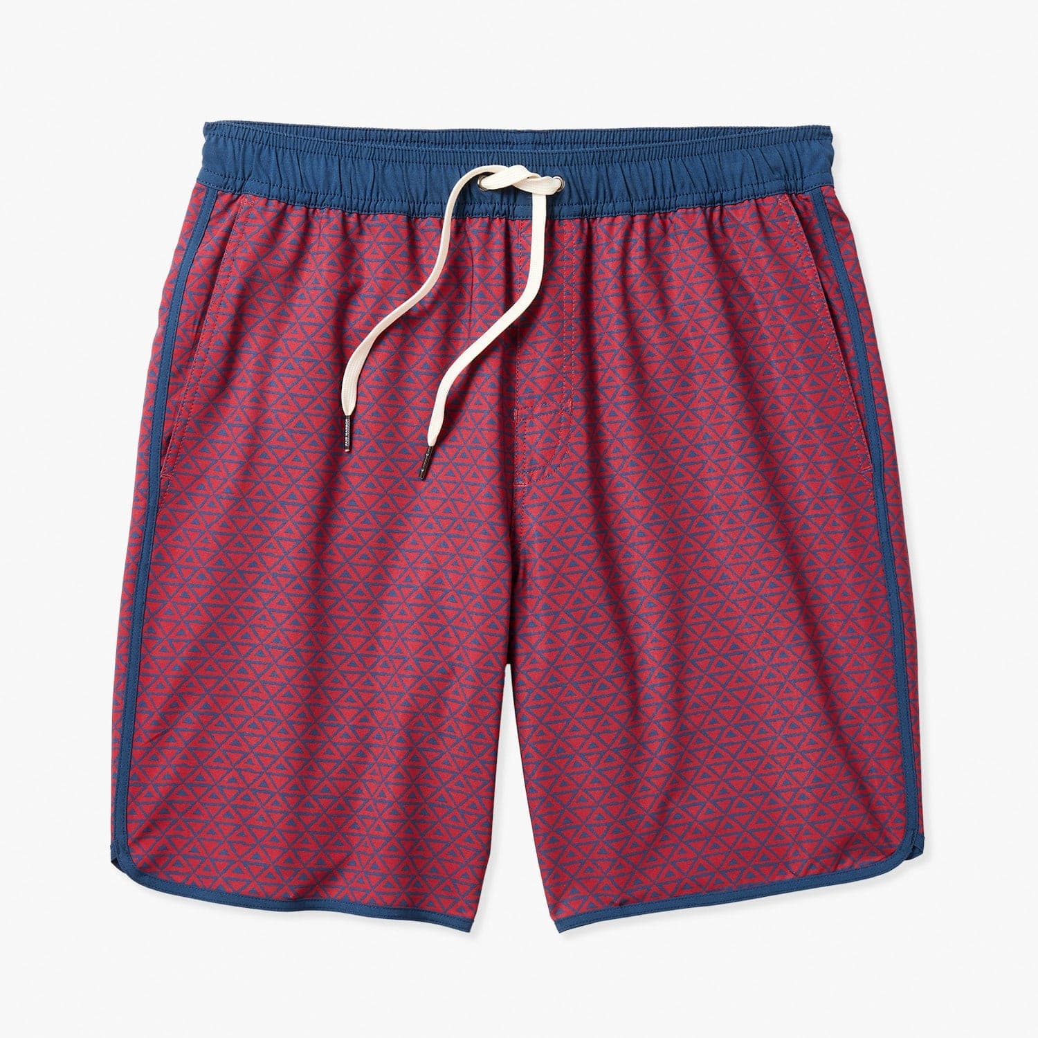  The Anchor | Nautical Red Wavy Geo