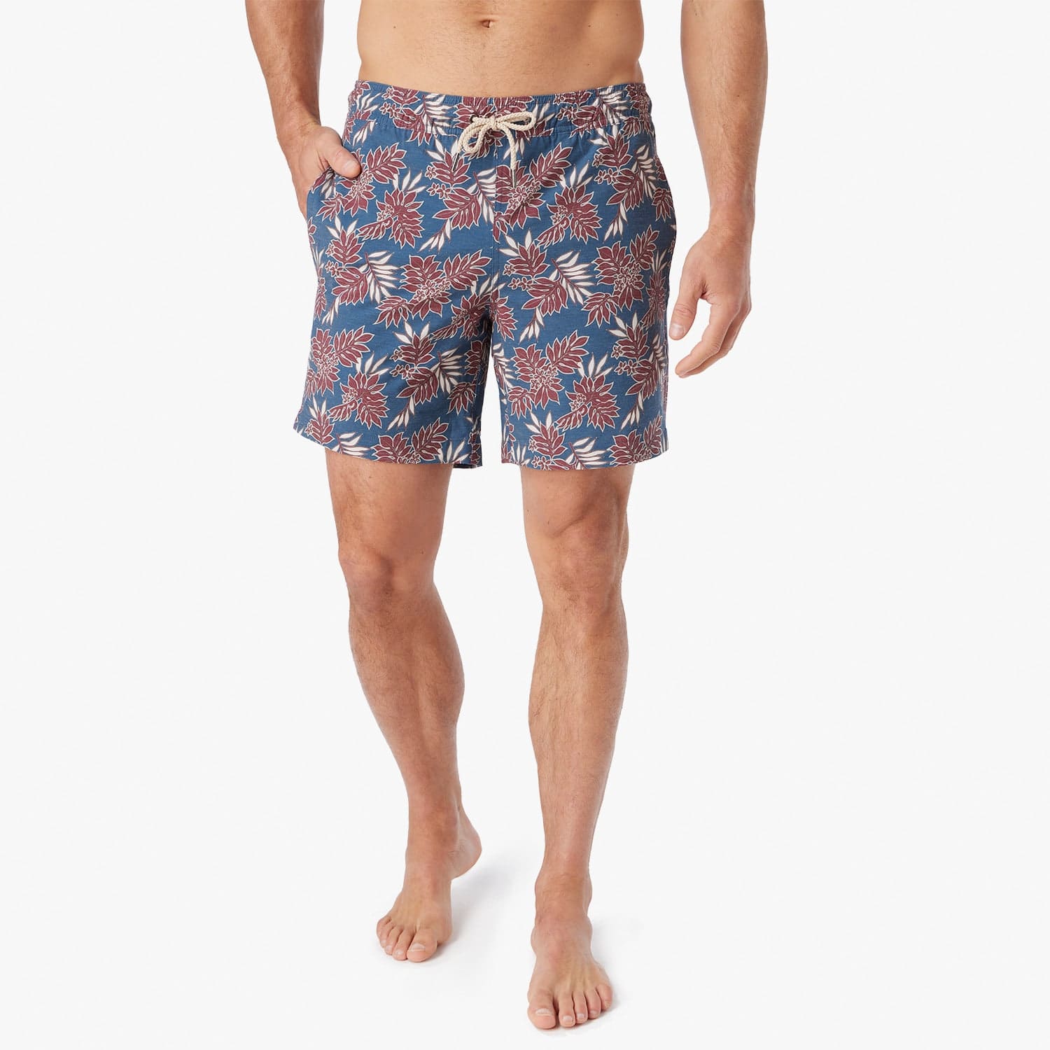  The Bayberry Trunk | Navy Crimson Leaves