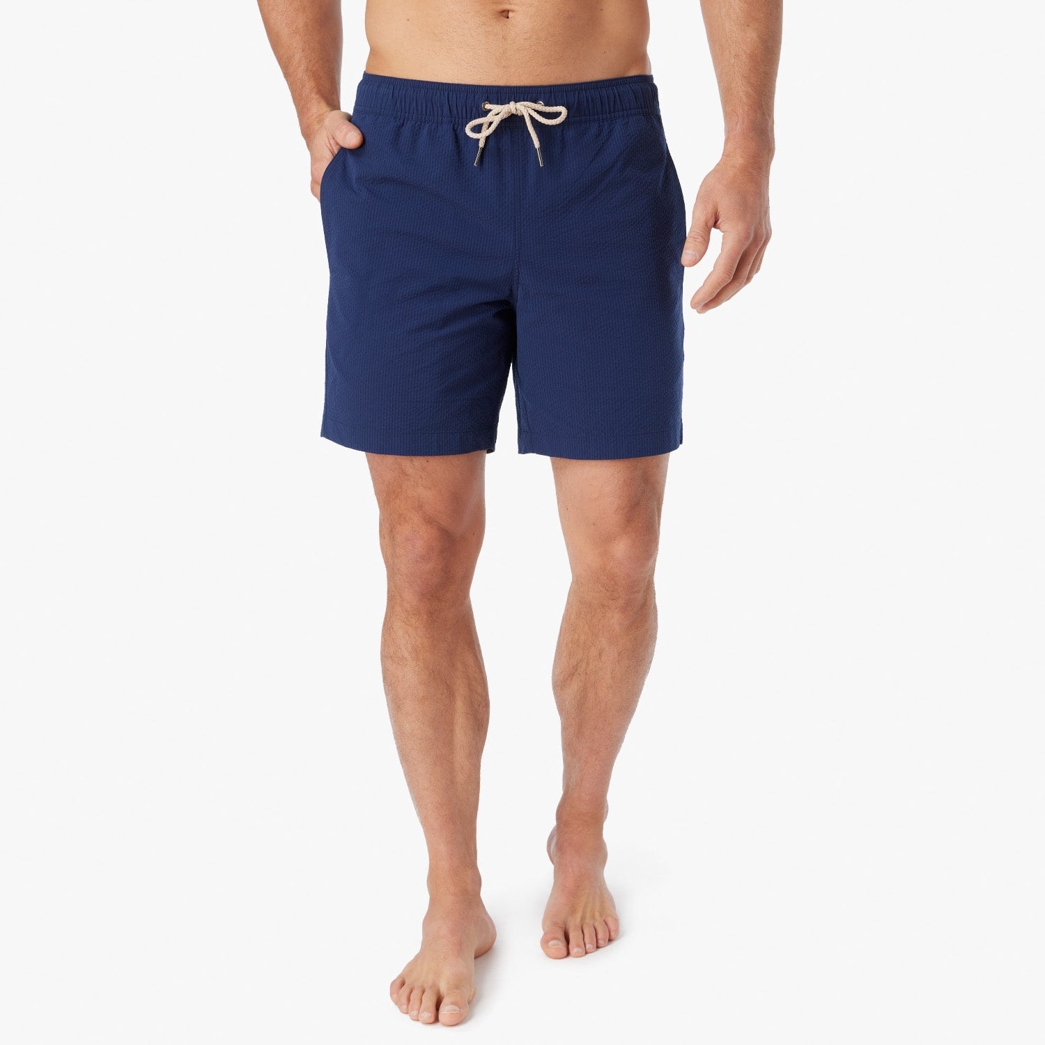  The Bayberry Trunk | Navy Seersucker