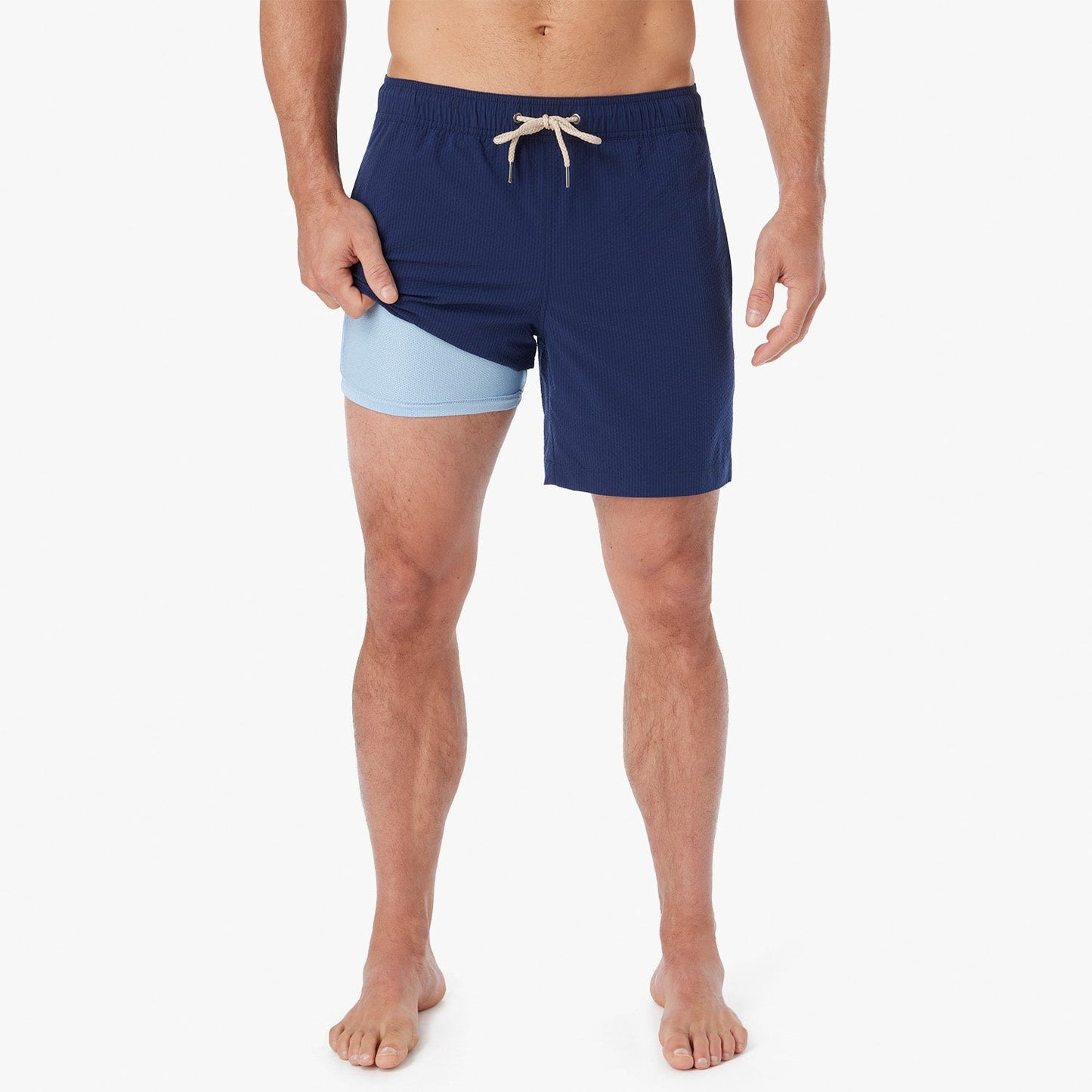  The Bayberry Trunk | Navy Seersucker