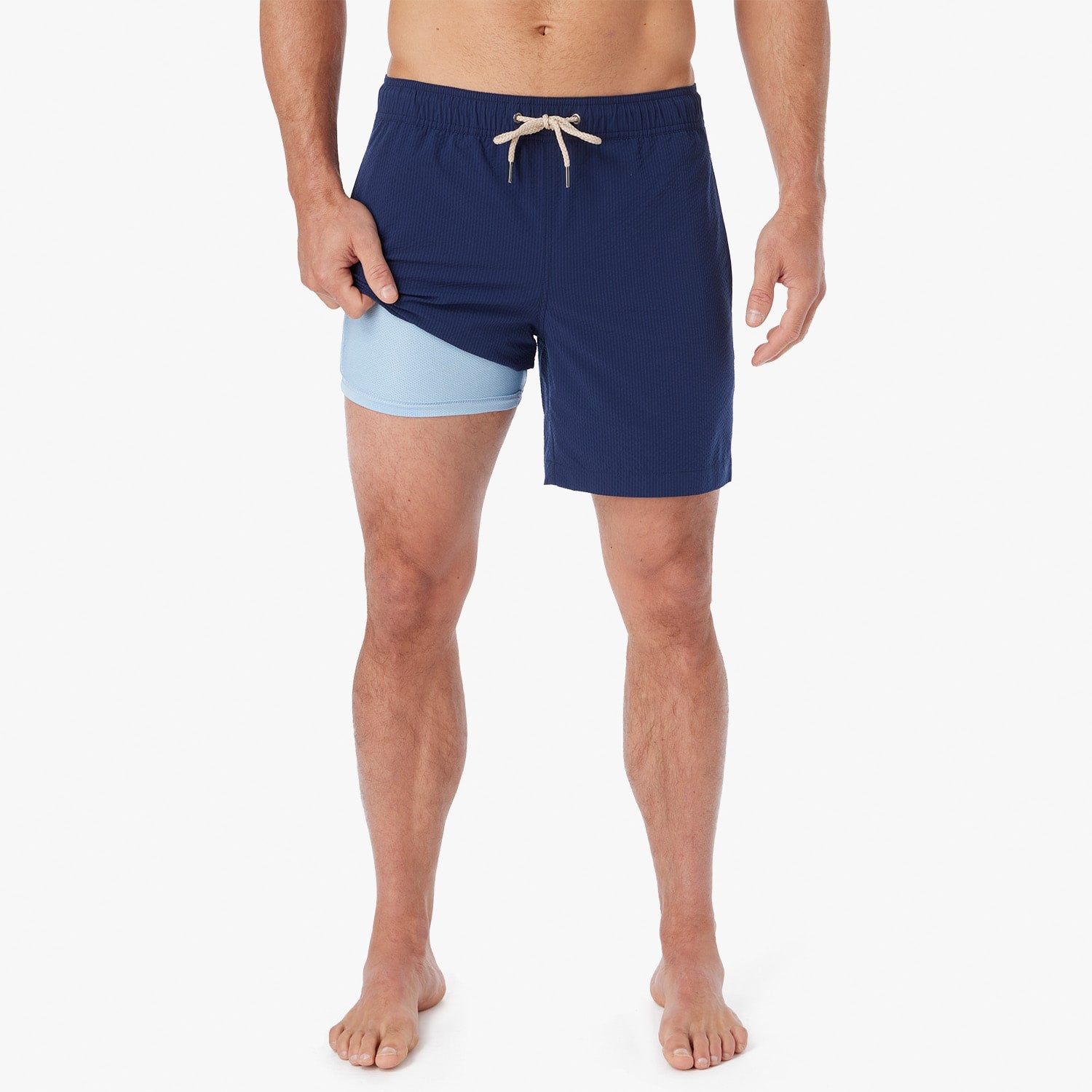  The Bayberry Trunk | Navy Seersucker