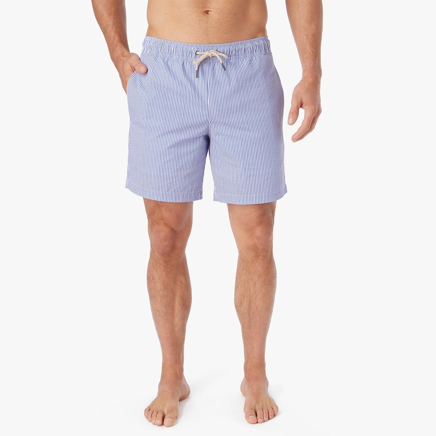  The Bayberry Trunk | Light Blue Seersucker