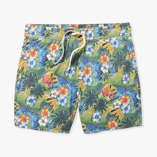  The Bungalow Trunk | Green 3D Vintage Tropical