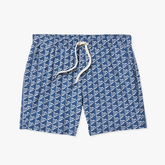  The Bungalow Trunk | Navy Windy Flags
