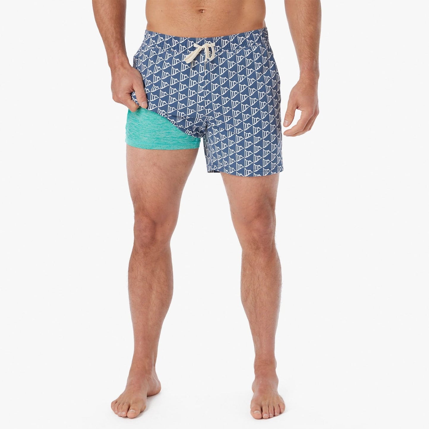  The Bungalow Trunk | Navy Windy Flags