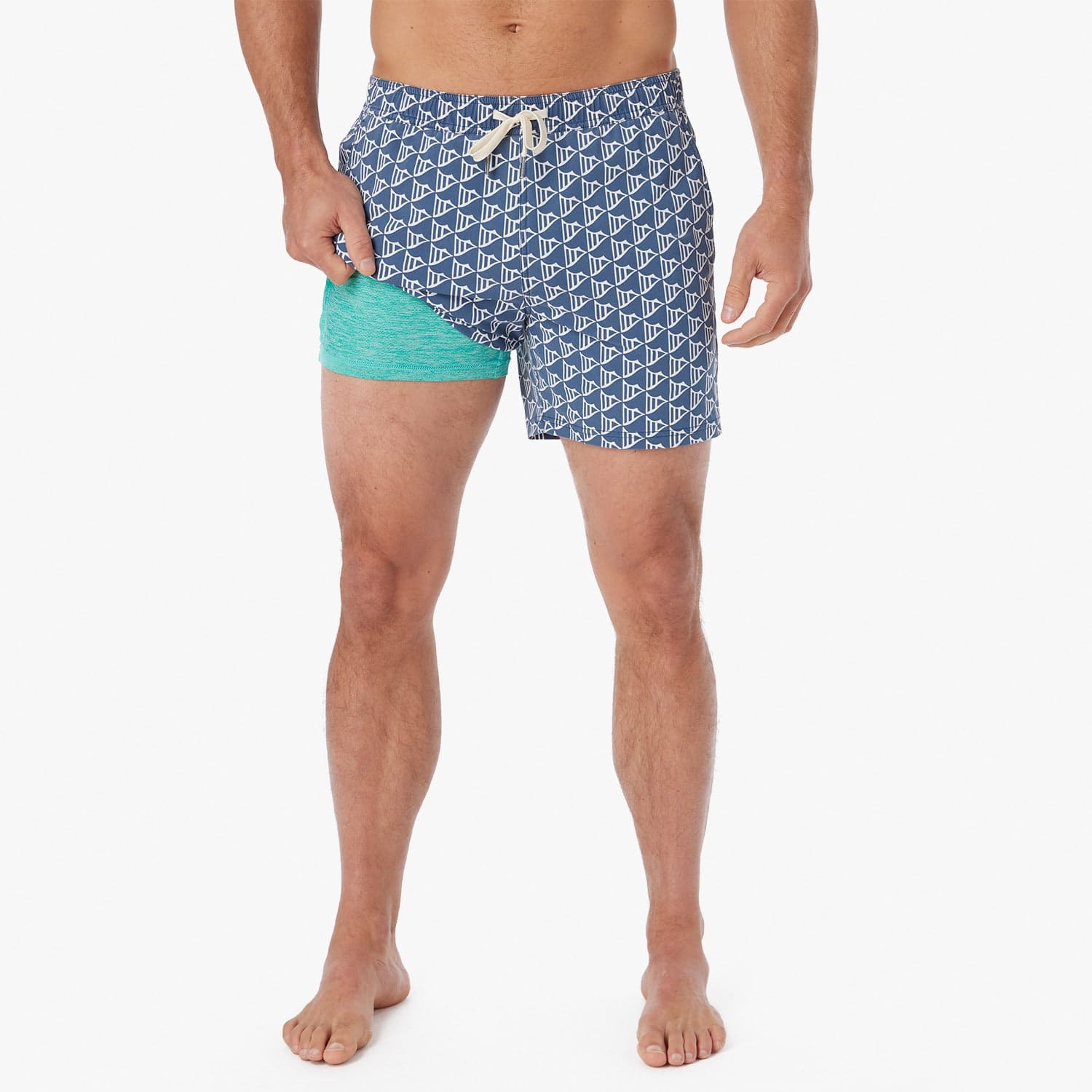  The Bungalow Trunk | Navy Windy Flags