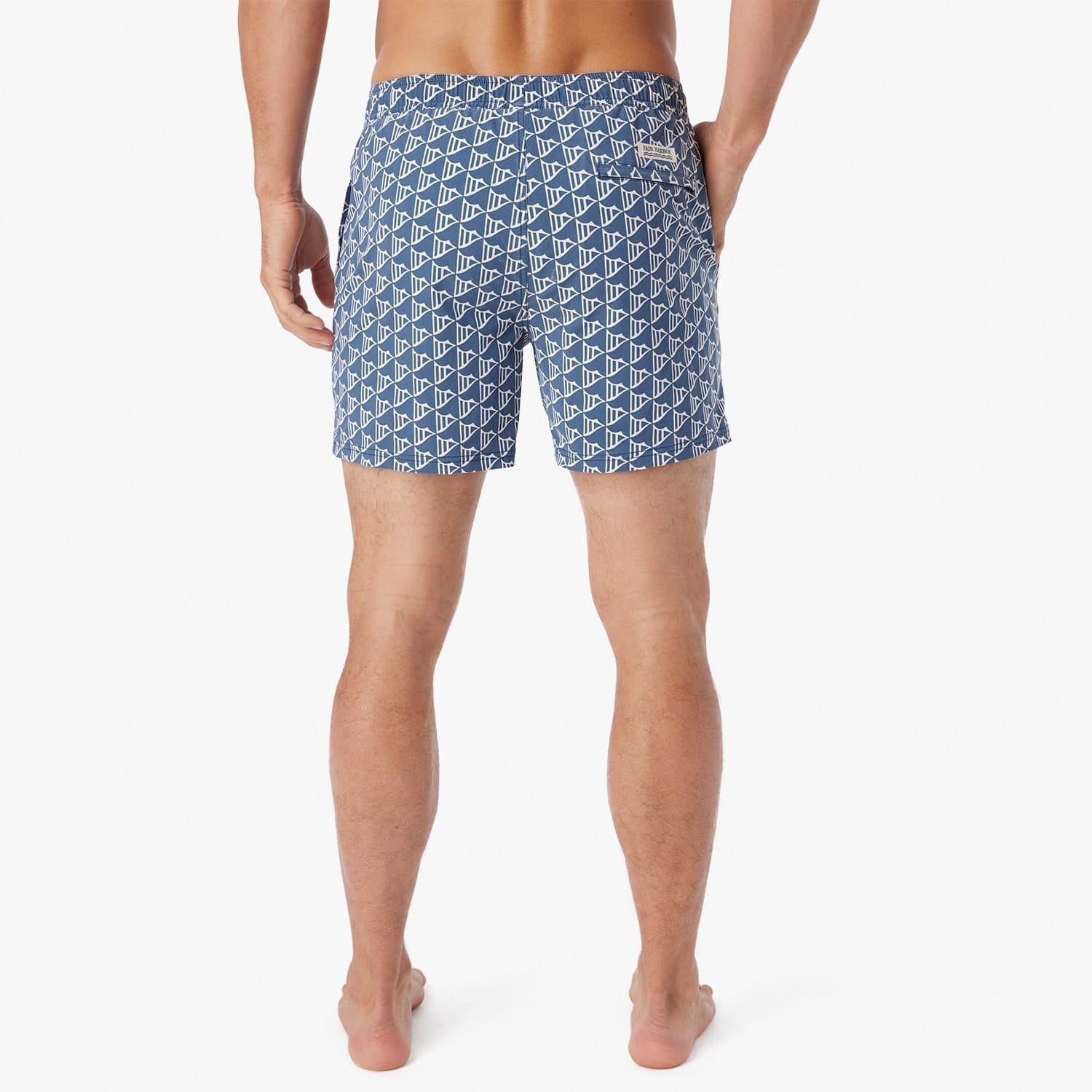  The Bungalow Trunk | Navy Windy Flags