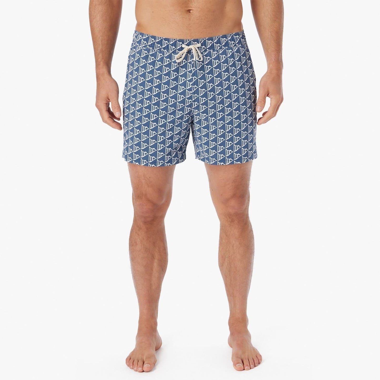  The Bungalow Trunk | Navy Windy Flags