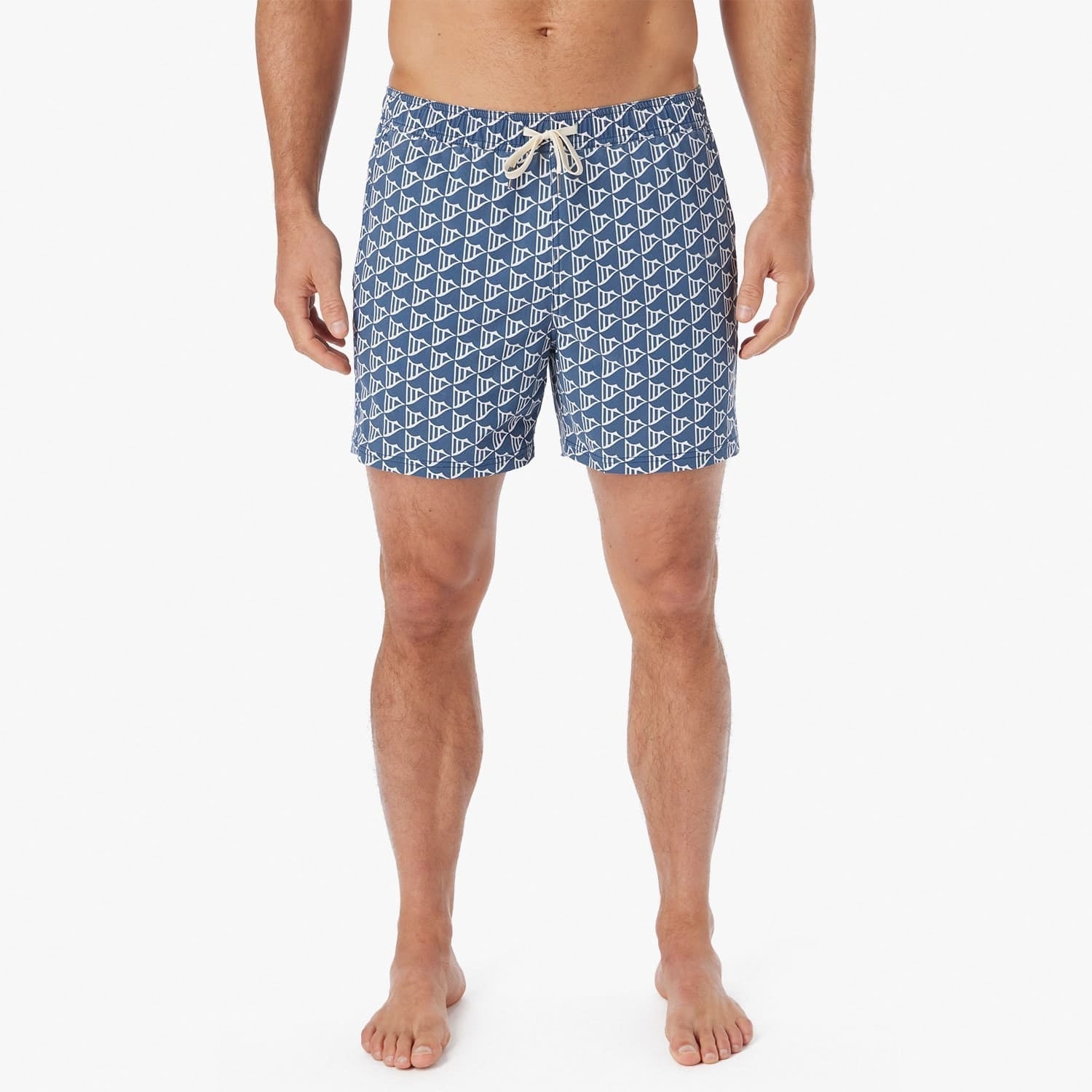  The Bungalow Trunk | Navy Windy Flags