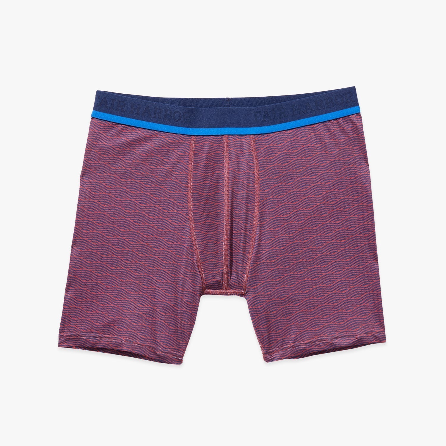  The BreezeKnit Boxer Brief | Red Waves