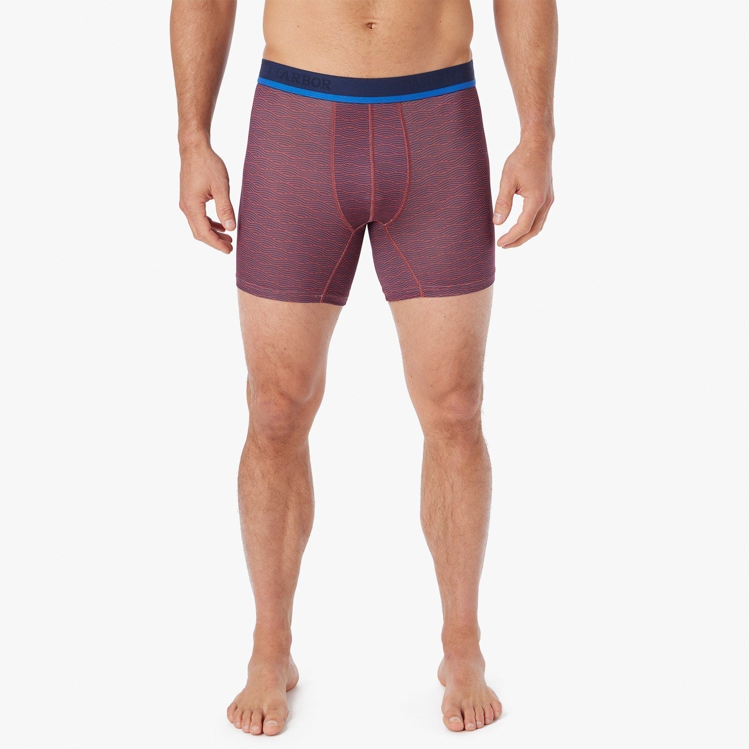  The BreezeKnit Boxer Brief | Red Waves
