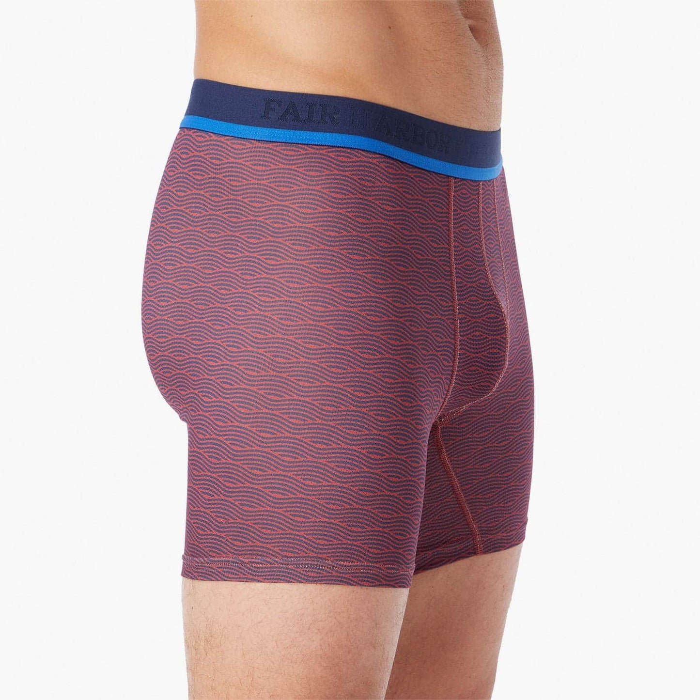  The BreezeKnit Boxer Brief | Red Waves
