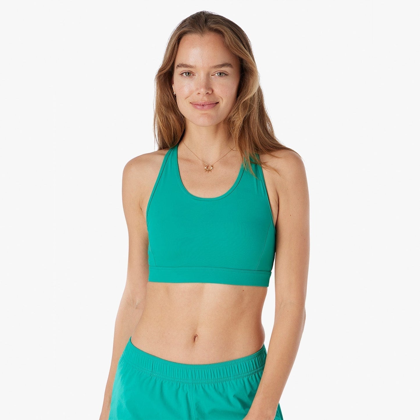 The Corliss Sports Bra | Jade Green