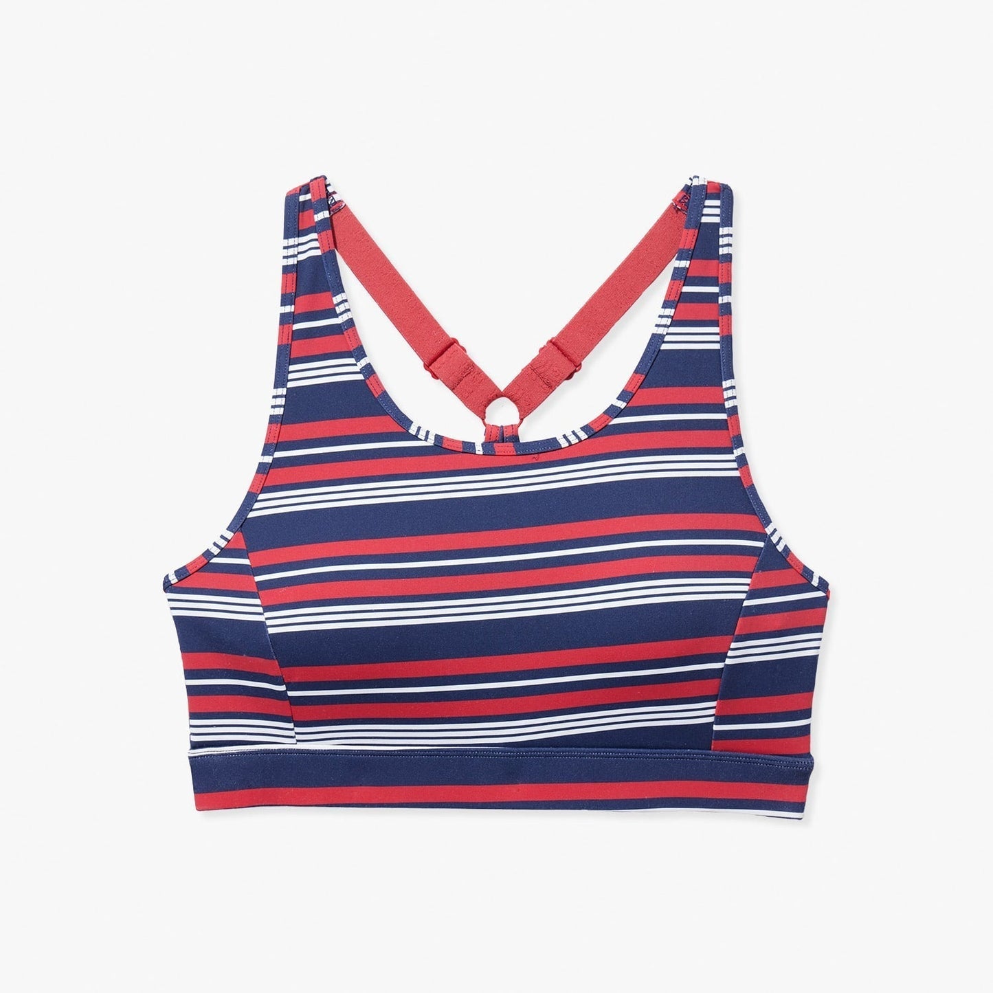  The Corliss Sports Bra | Nautical Stripe