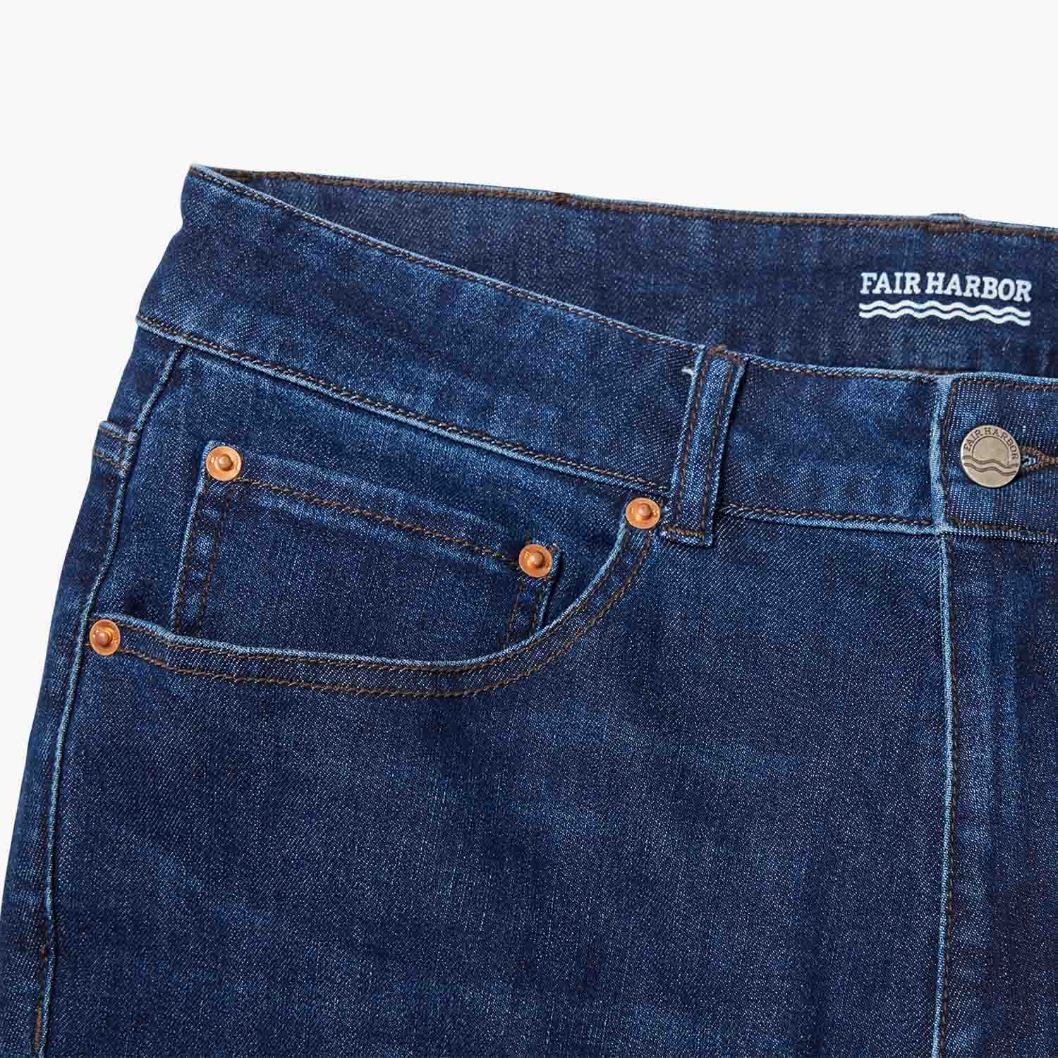  The Ultra-Stretch Driftwood Denim | Deep Sea Wash