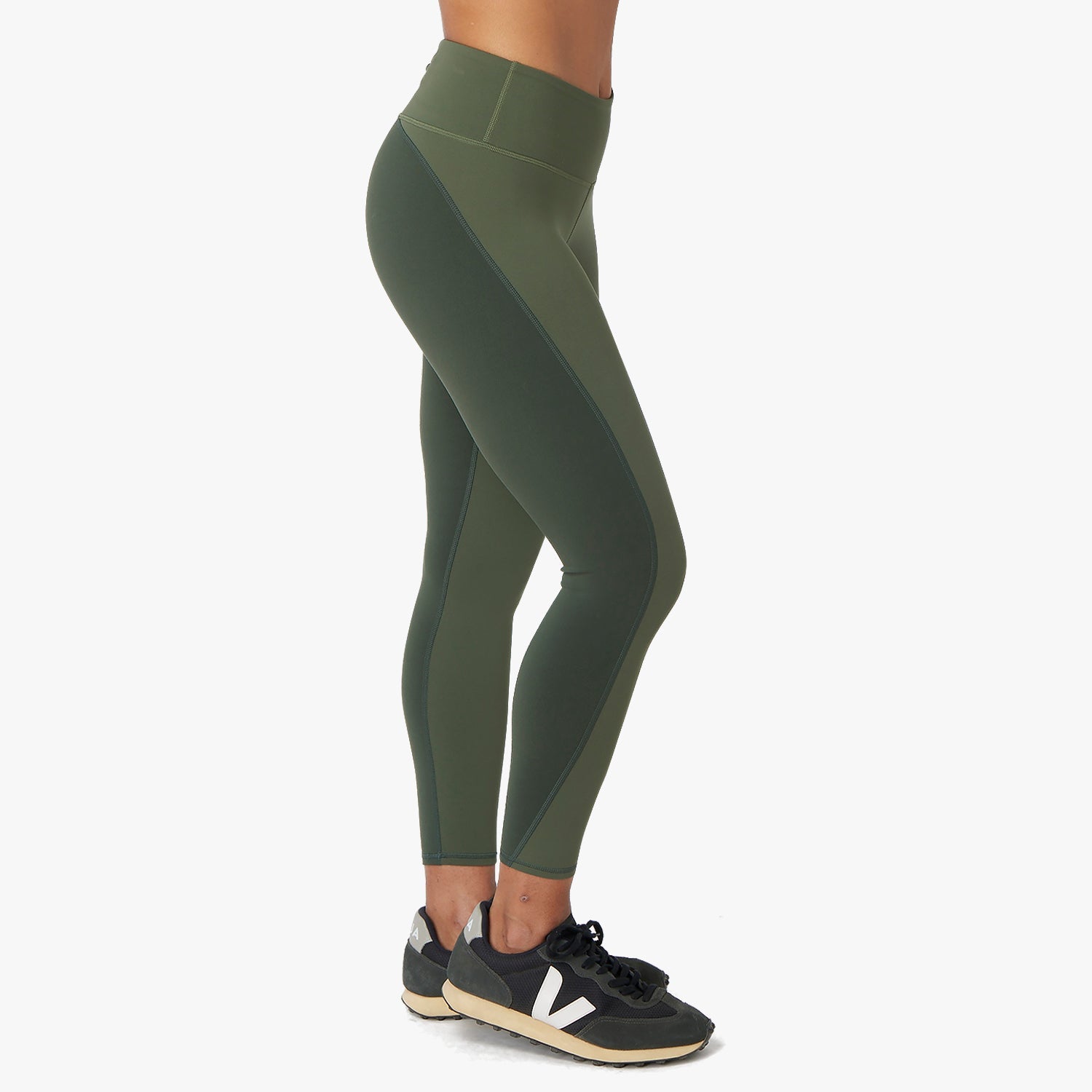  The Bayview Legging | Thyme Colorblock
