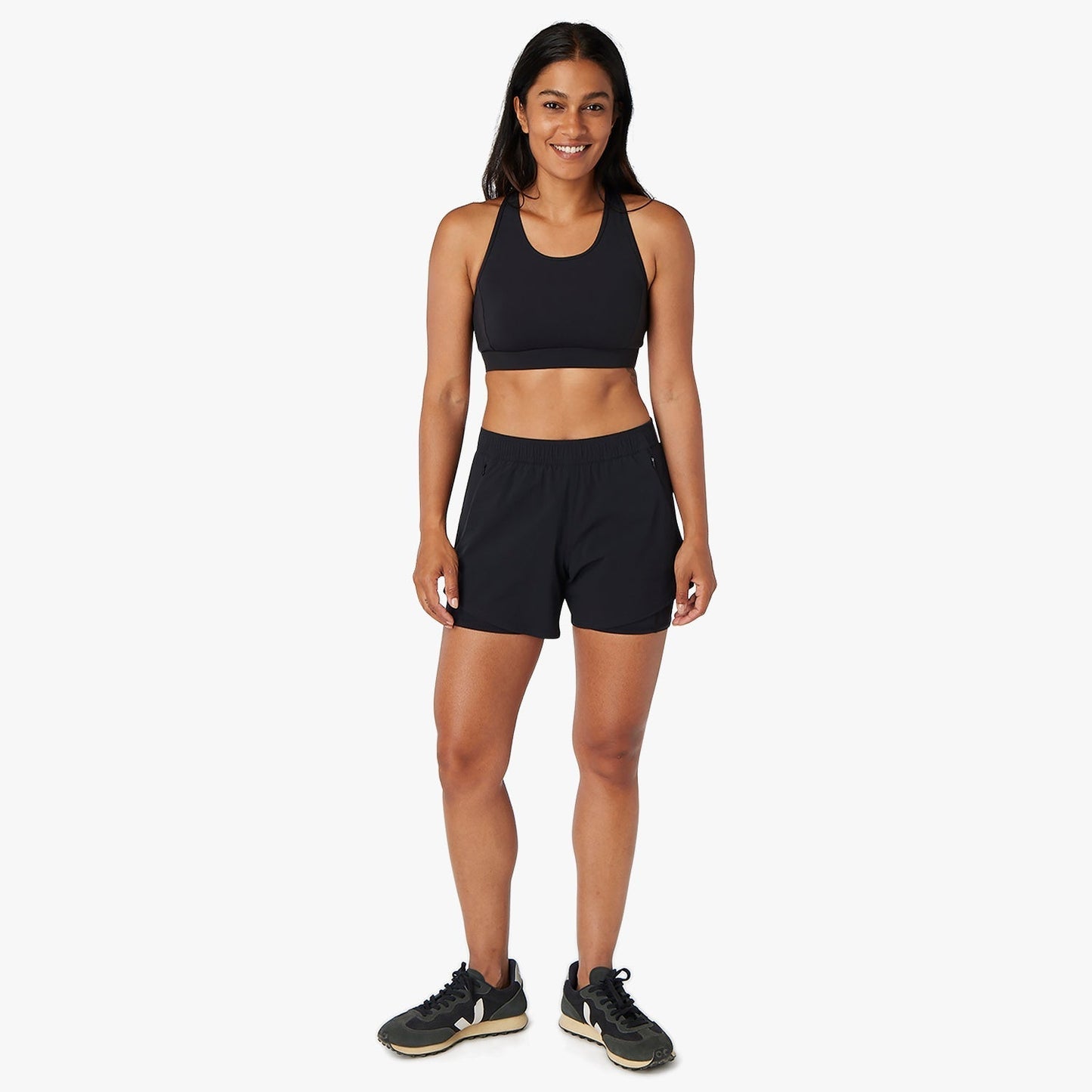  The Corliss Sports Bra | Black