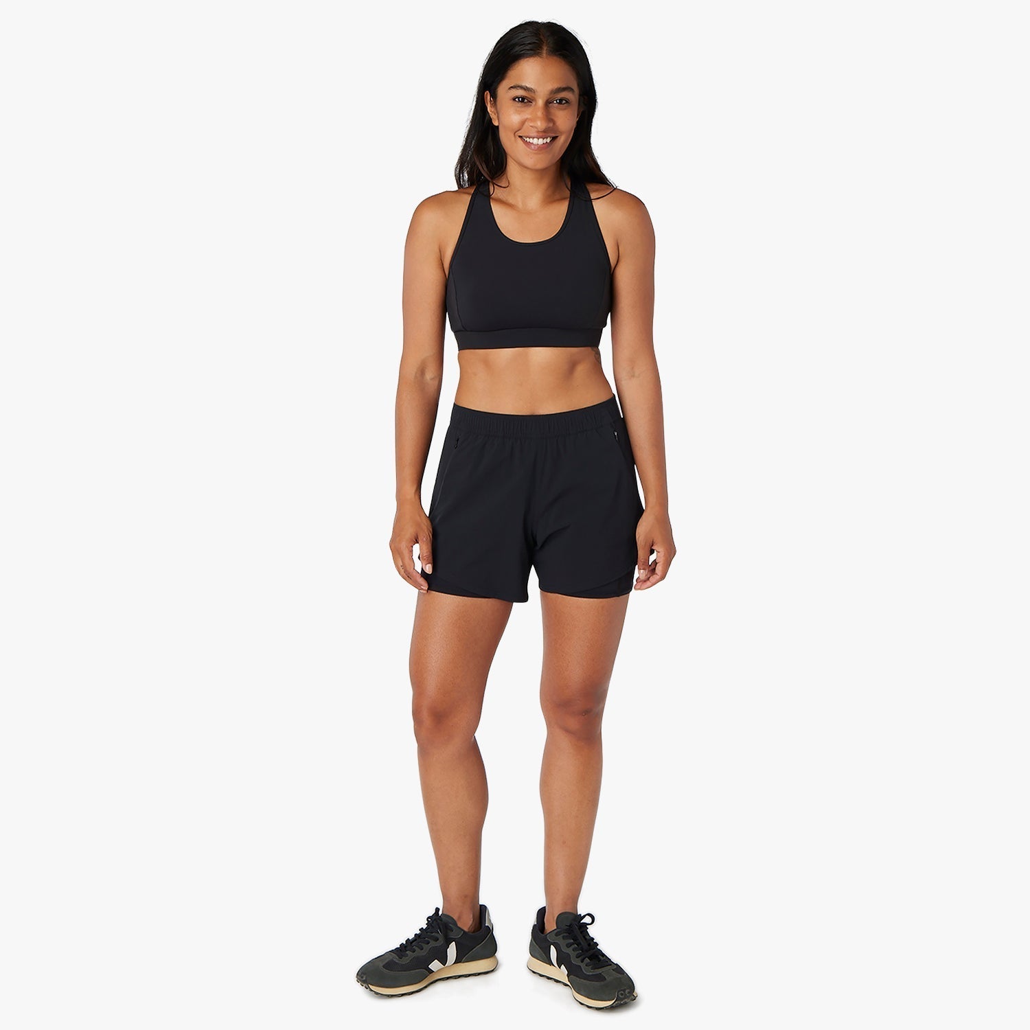  The Corliss Sports Bra | Black