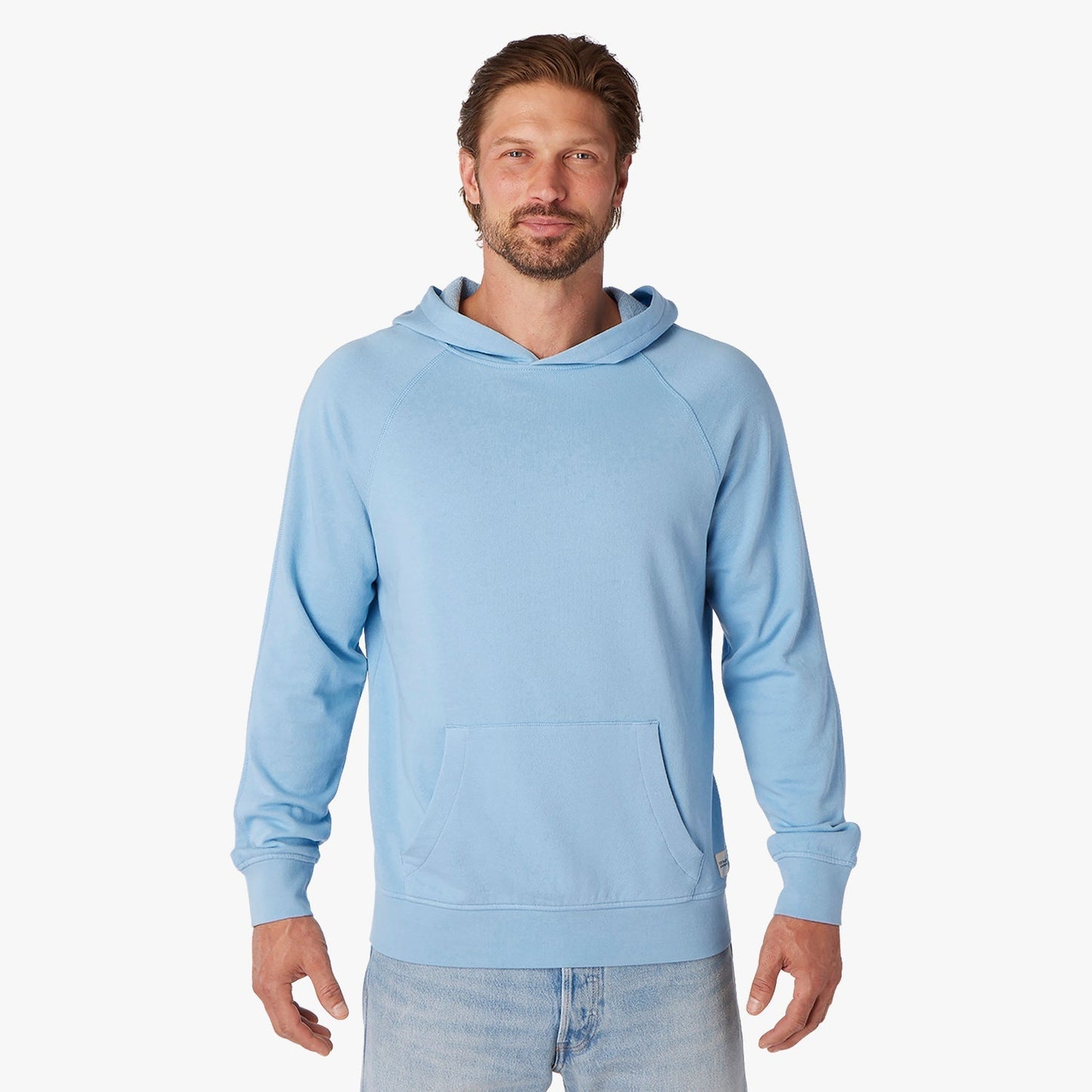  The Vintage-Wash Saltaire Hoodie | Surf Blue