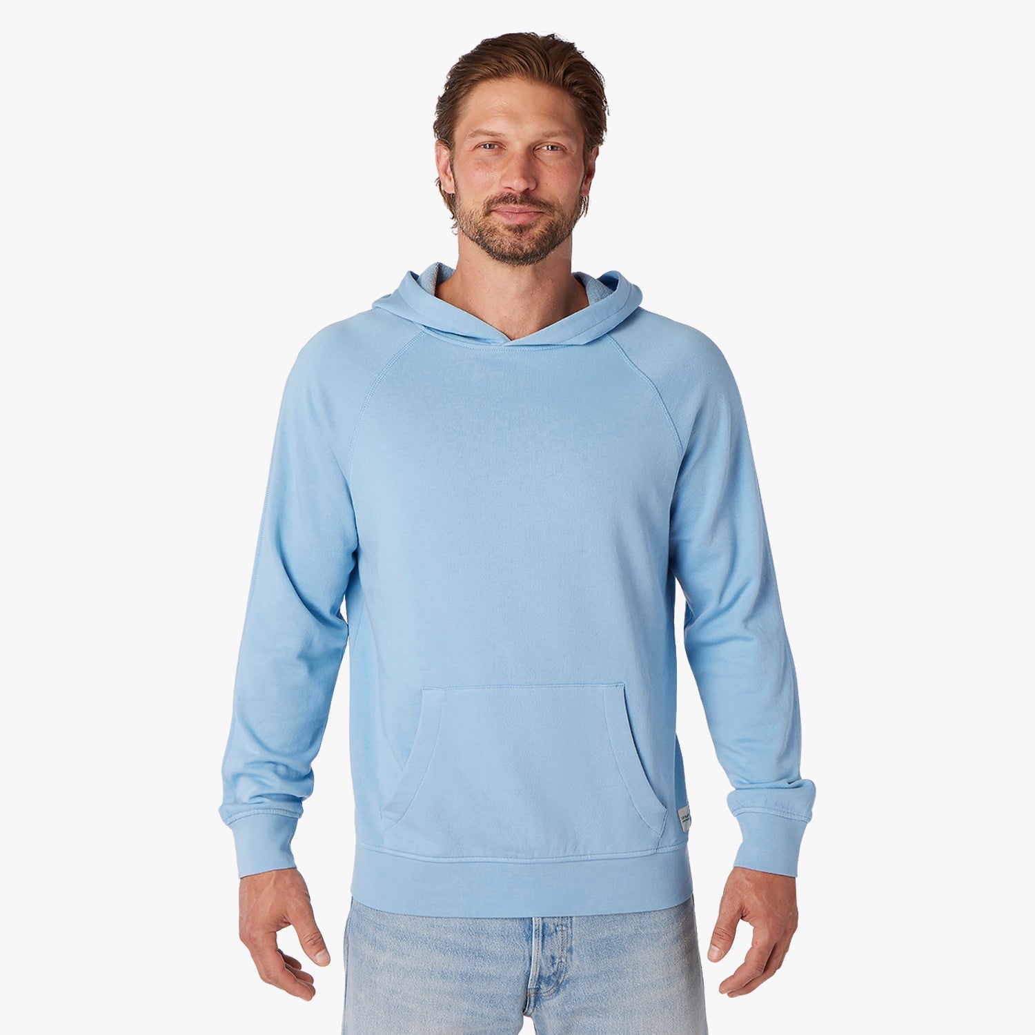  The Vintage-Wash Saltaire Hoodie | Surf Blue